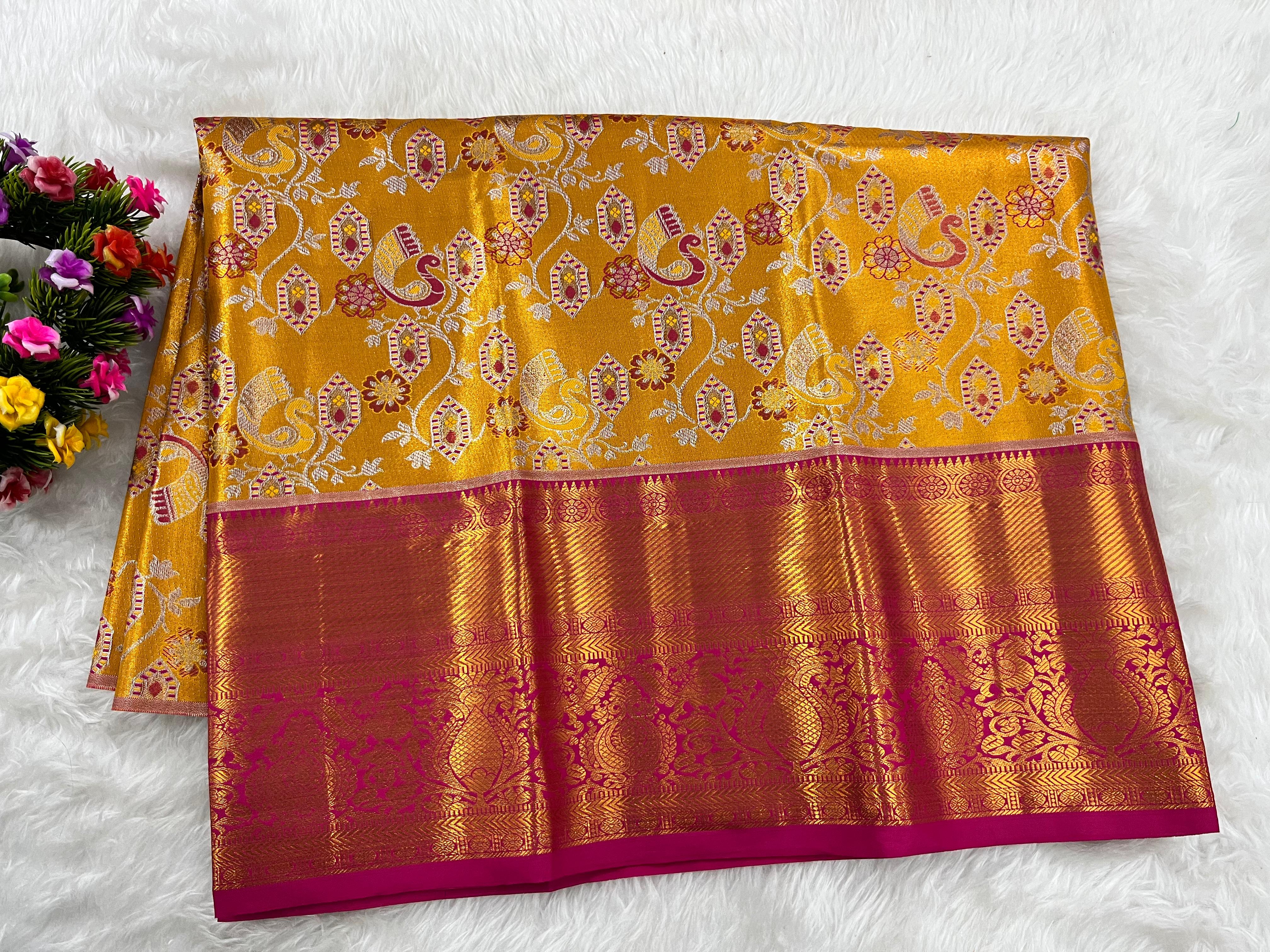 (2–5  Year) Lehenga – Unstitched (Blouse + Material)