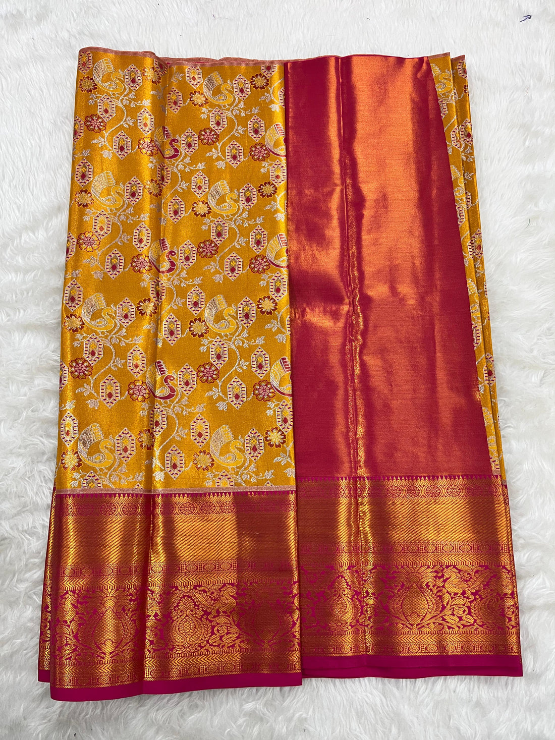 (2–5  Year) Lehenga – Unstitched (Blouse + Material)