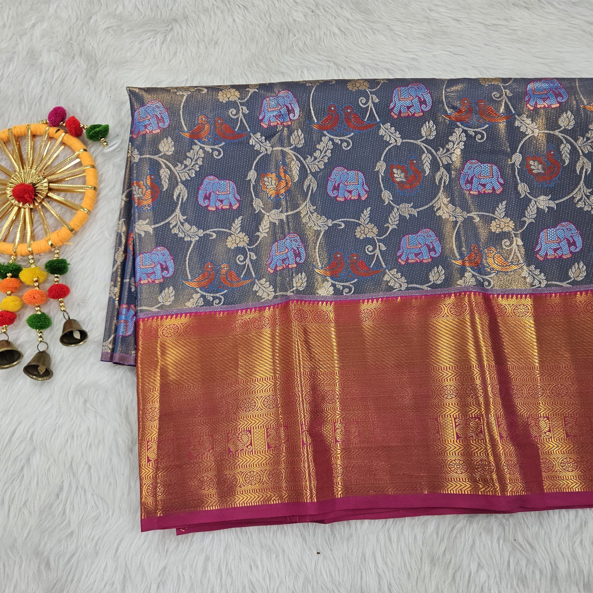 (2–5  Year) Lehenga – Unstitched (Blouse + Material)