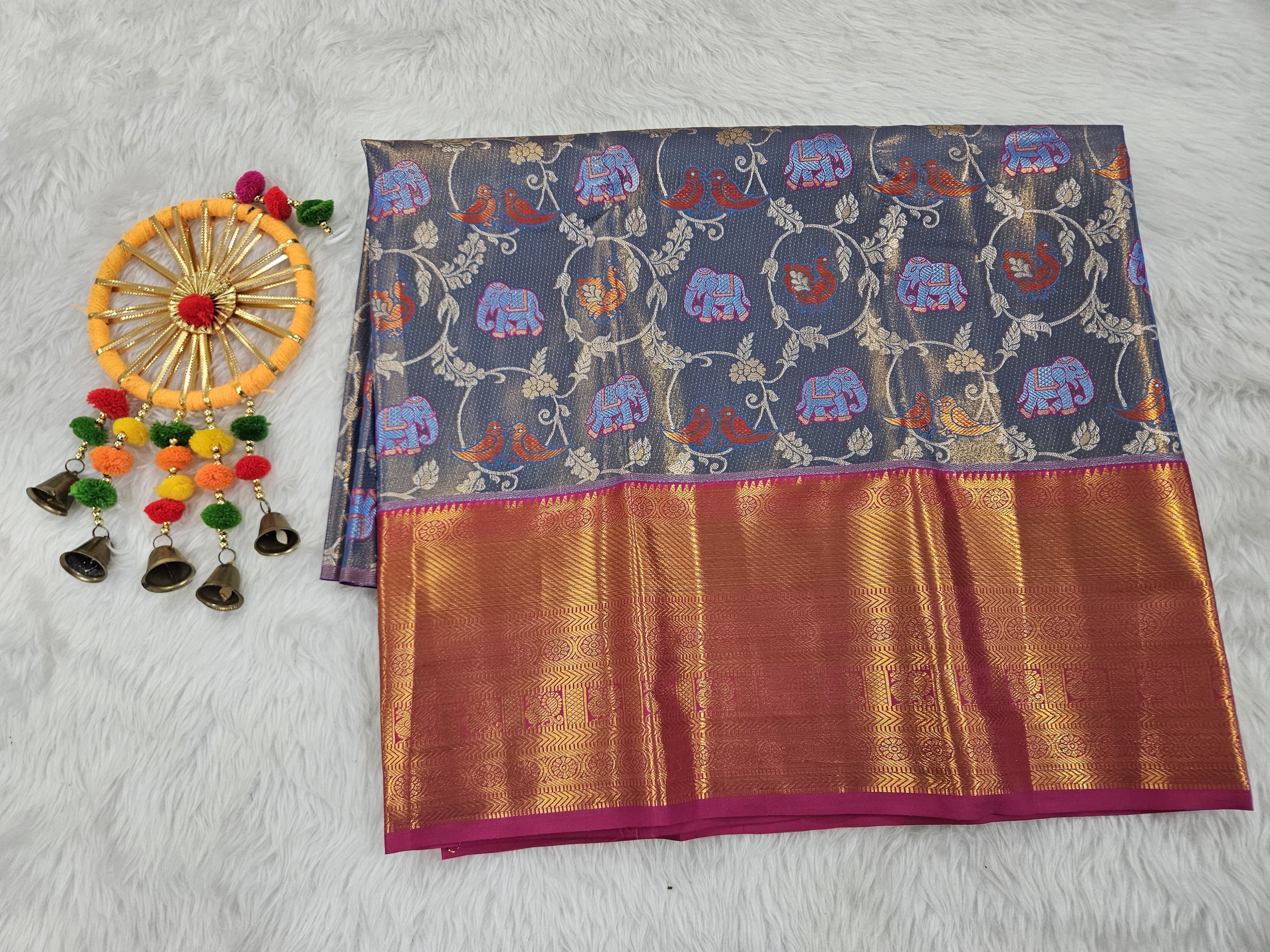 (2–5  Year) Lehenga – Unstitched (Blouse + Material)