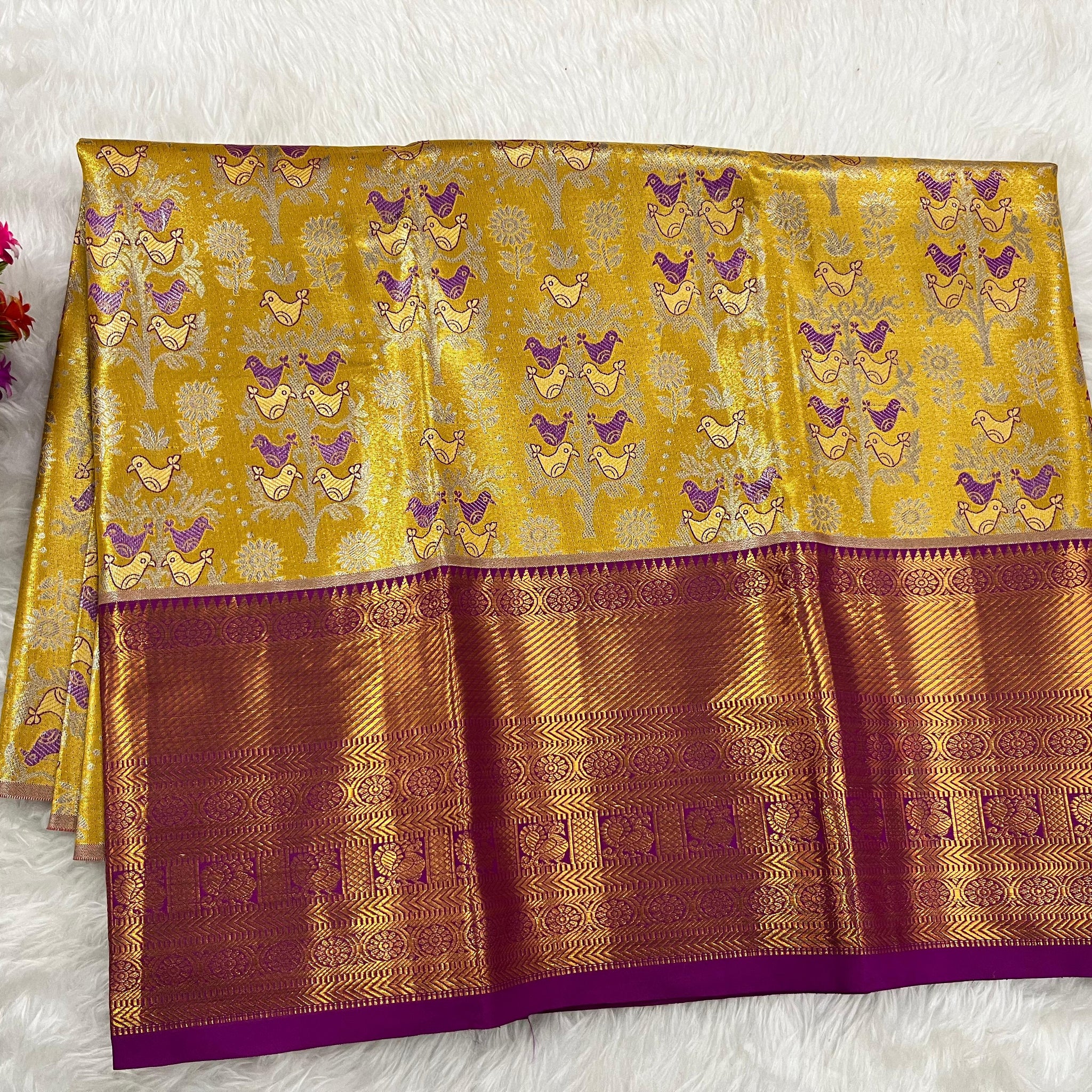 (2–5  Year) Lehenga – Unstitched (Blouse + Material)