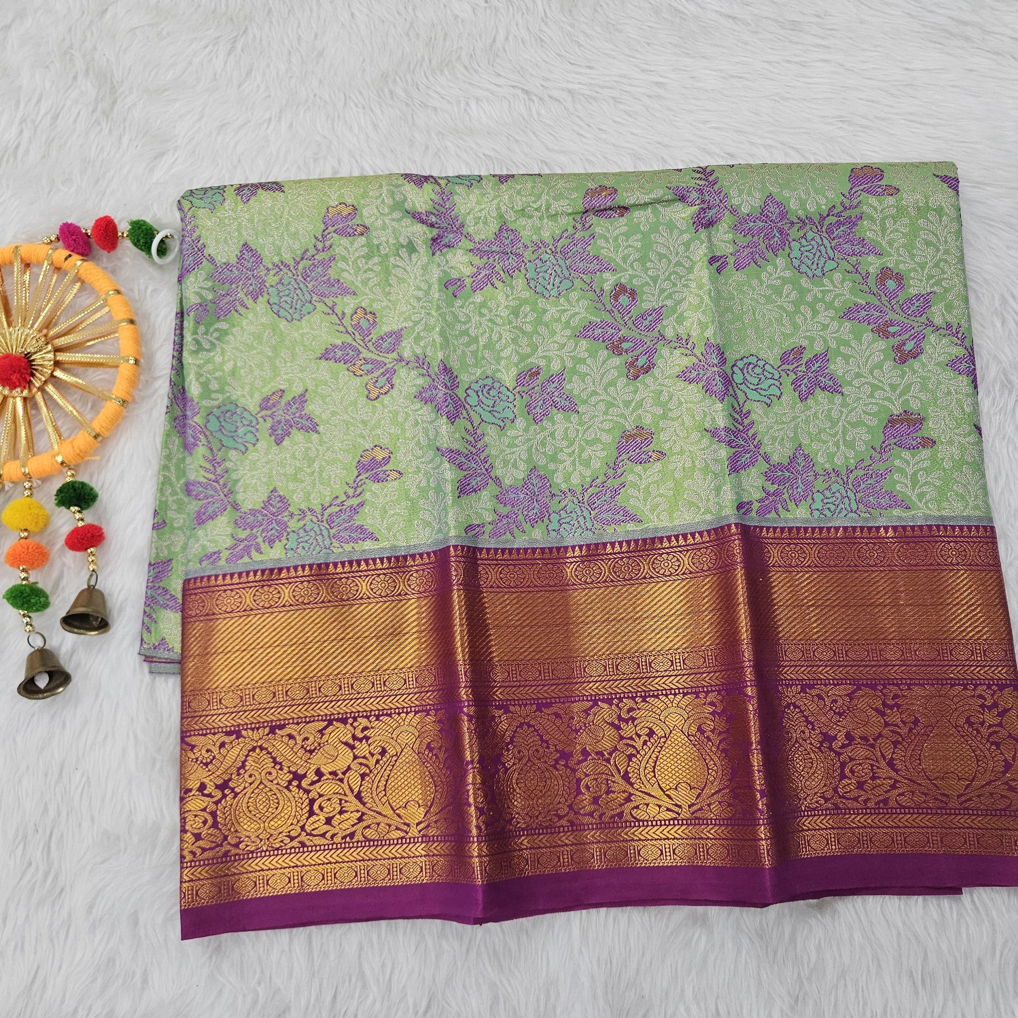 (2–5  Year) Lehenga – Unstitched (Blouse + Material)