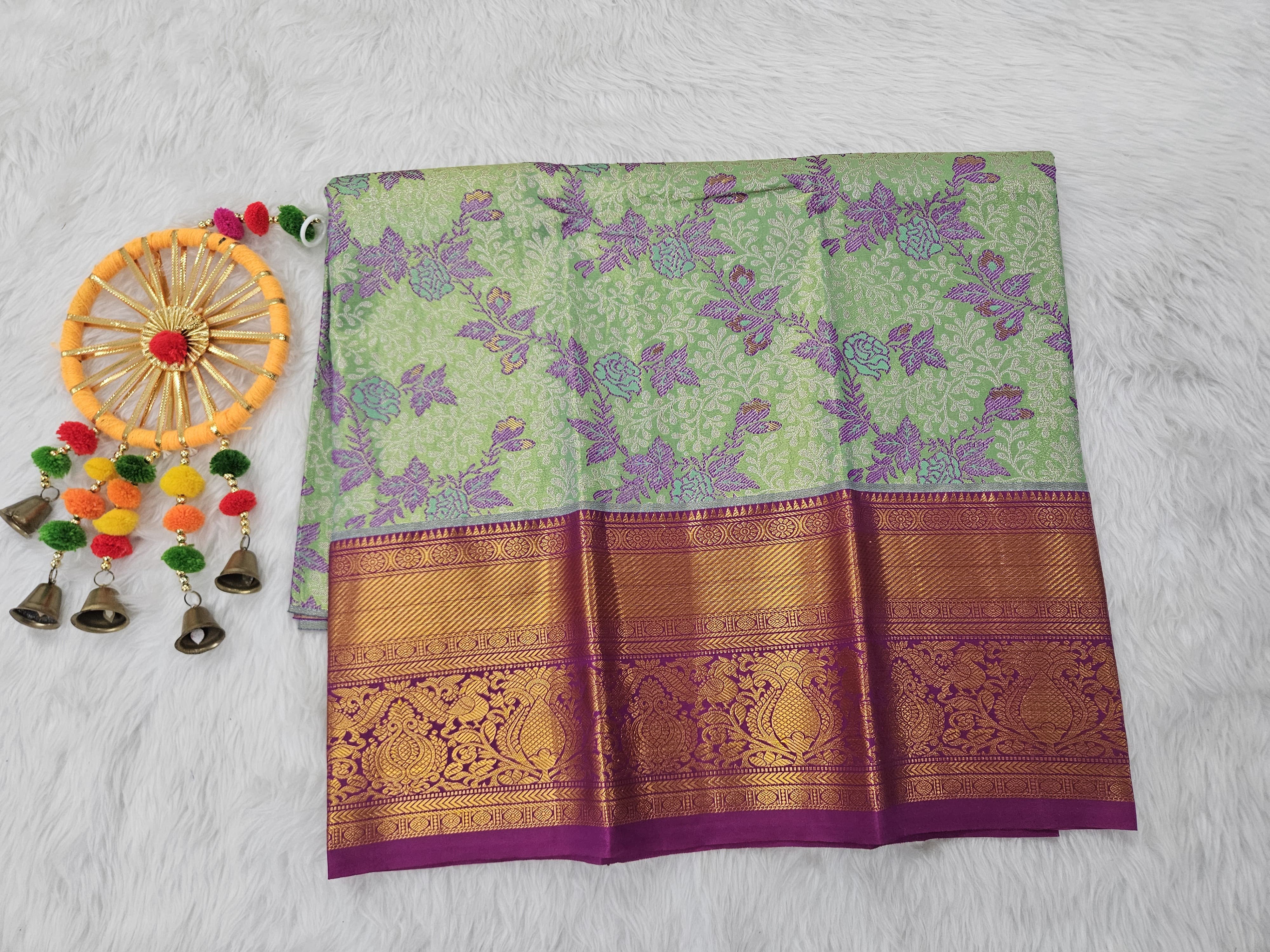 (2–5  Year) Lehenga – Unstitched (Blouse + Material)