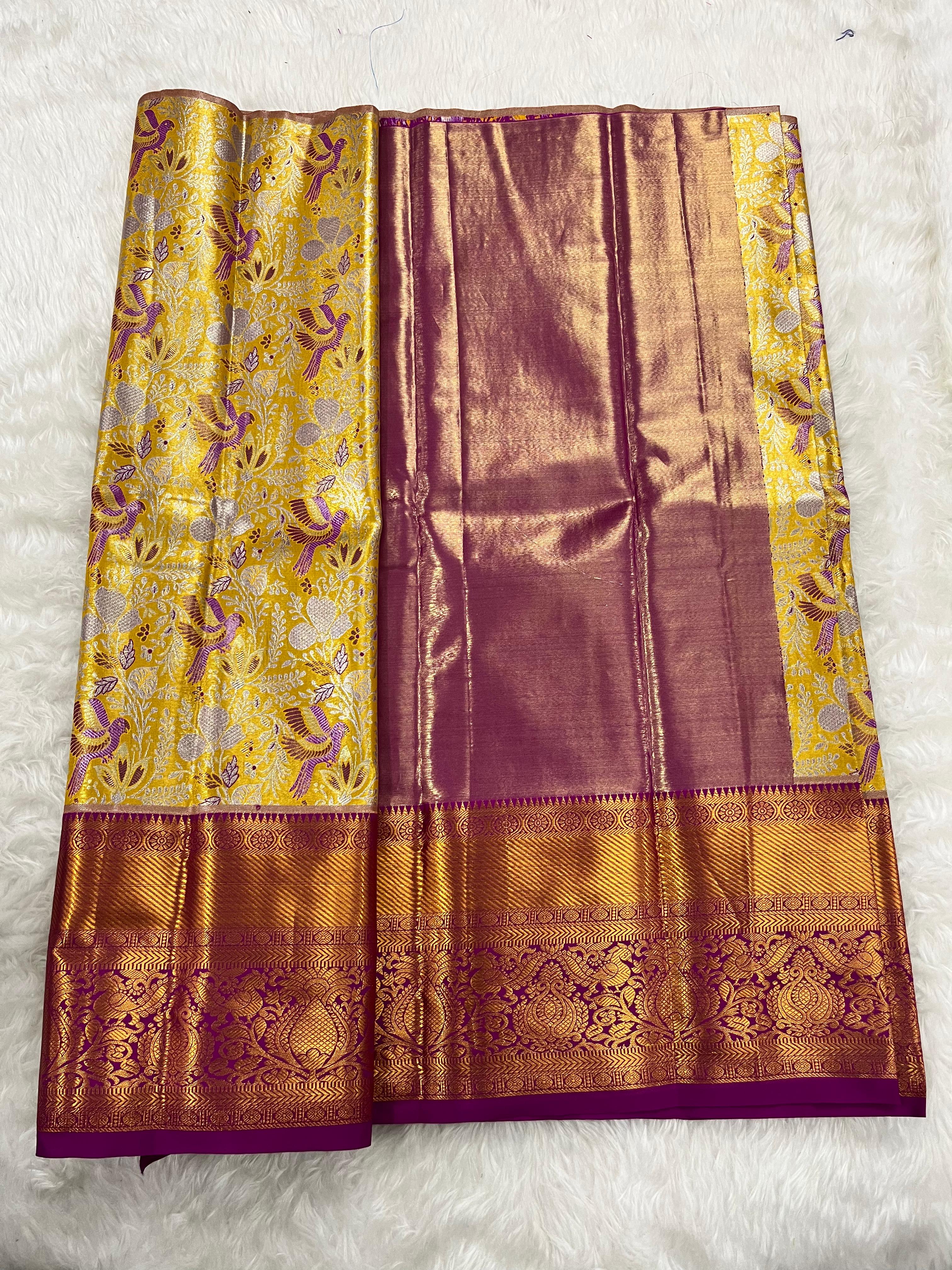 (2–5  Year) Lehenga – Unstitched (Blouse + Material)