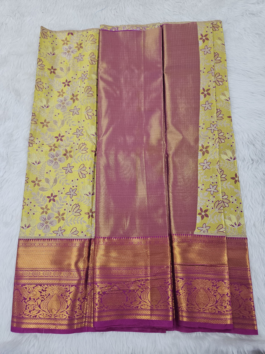 (2–5  Year) Lehenga – Unstitched (Blouse + Material)