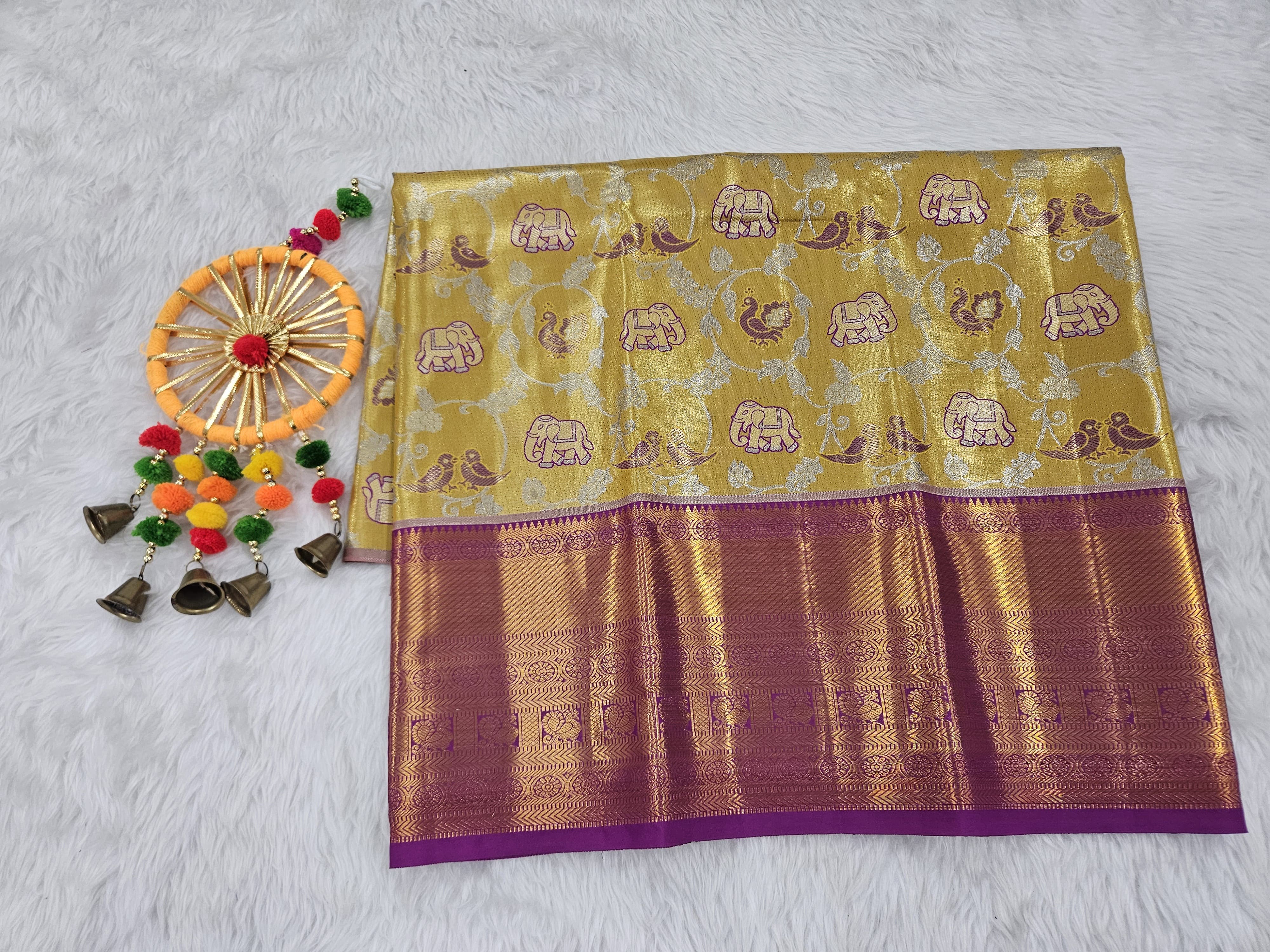 (2–5  Year) Lehenga – Unstitched (Blouse + Material)