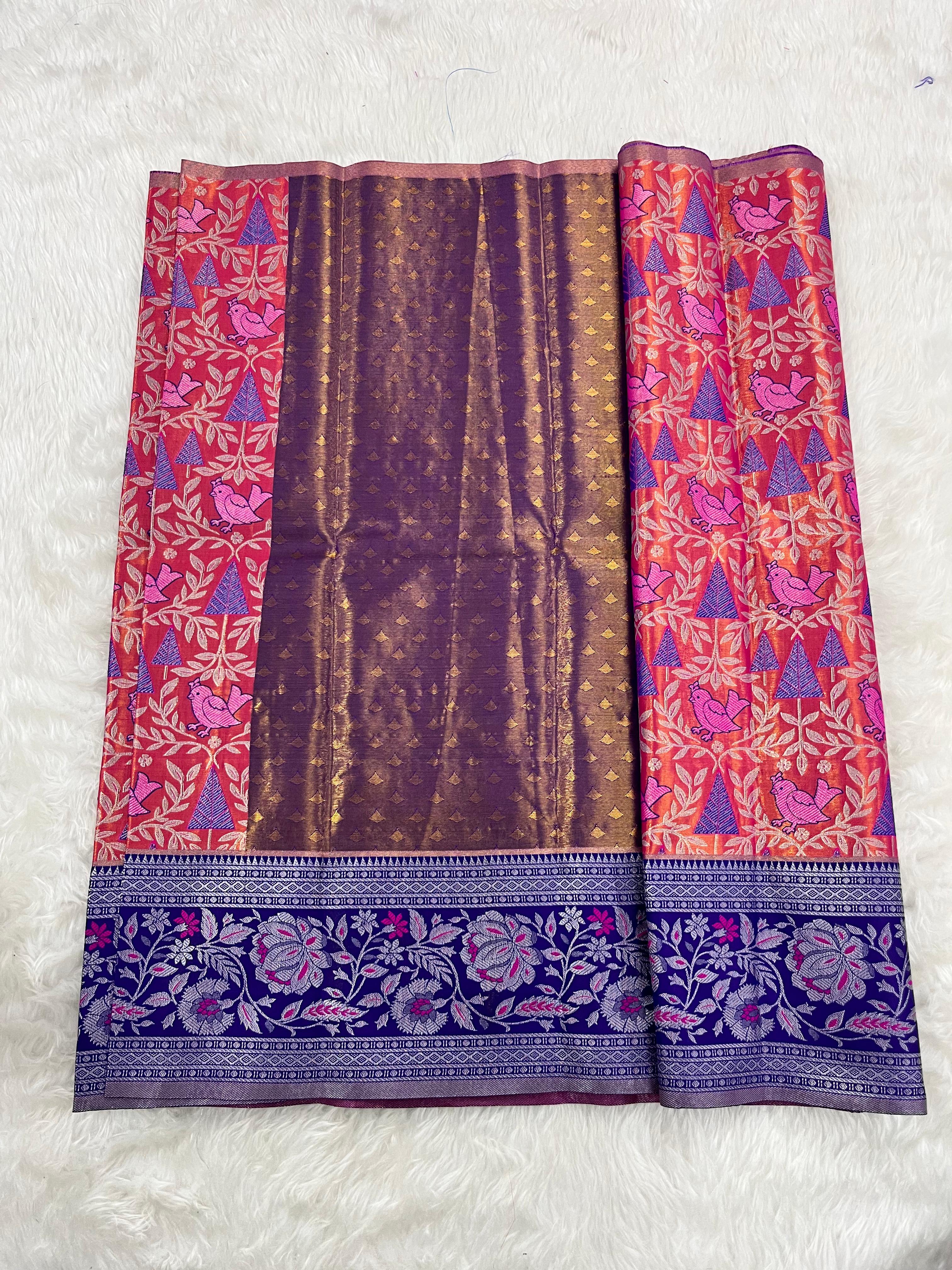 (2–5  Year) Lehenga – Unstitched (Blouse + Material)