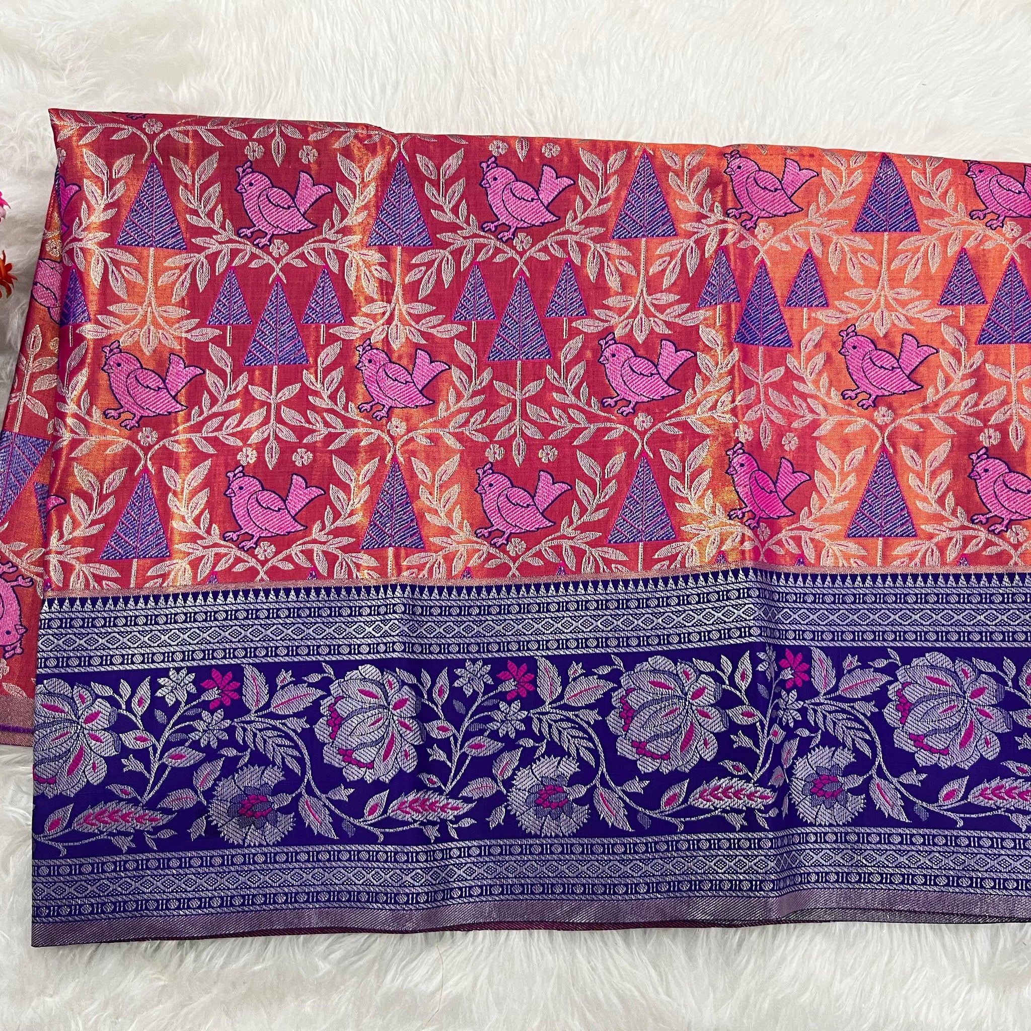 (2–5  Year) Lehenga – Unstitched (Blouse + Material)