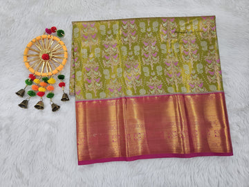 (2–5  Year) Lehenga – Unstitched (Blouse + Material)