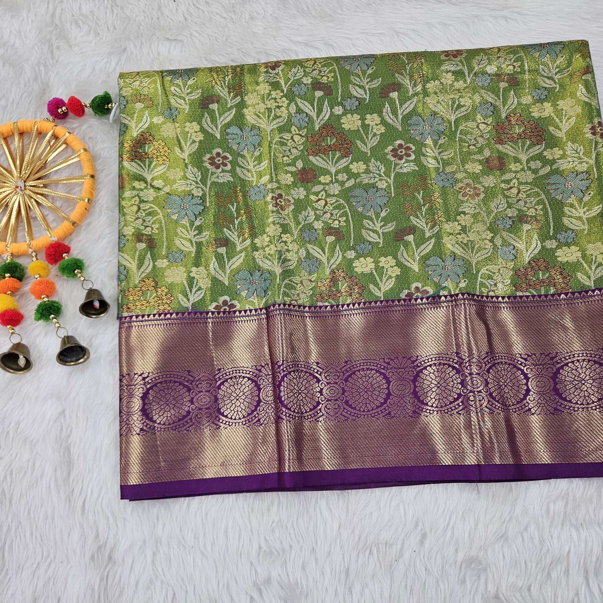 (2–5  Year) Lehenga – Unstitched (Blouse + Material)