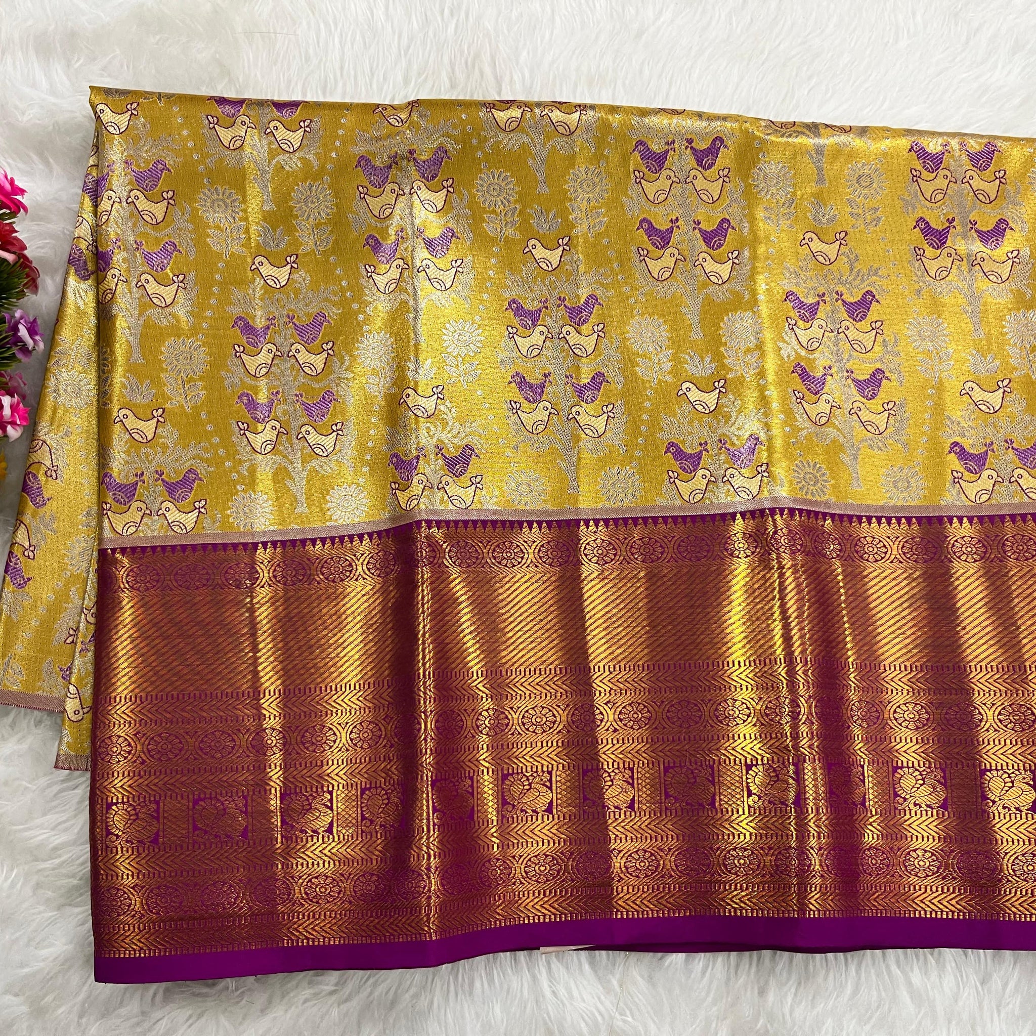 (2–5  Year) Lehenga – Unstitched (Blouse + Material)