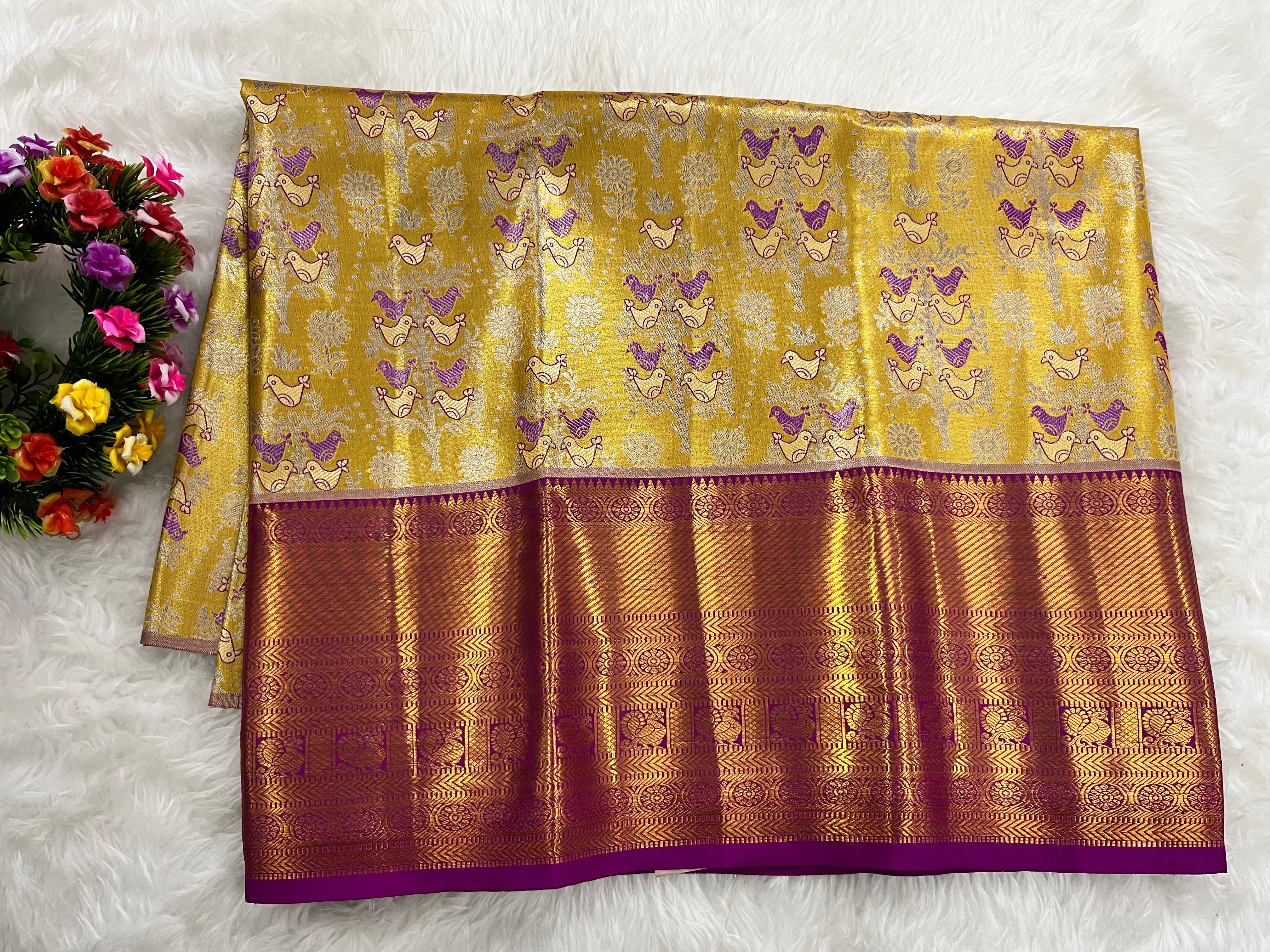 (2–5  Year) Lehenga – Unstitched (Blouse + Material)