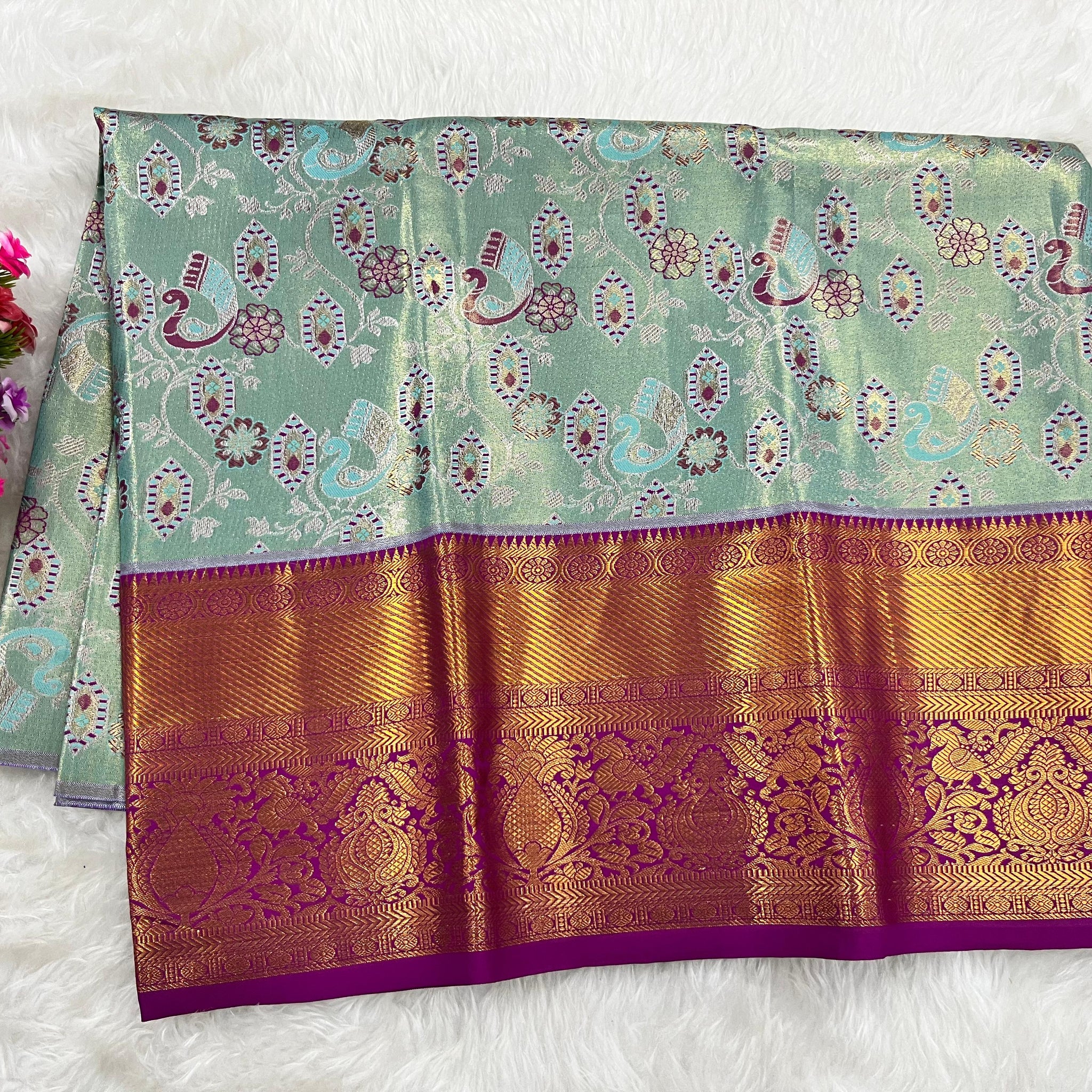 (2–5  Year) Lehenga – Unstitched (Blouse + Material)