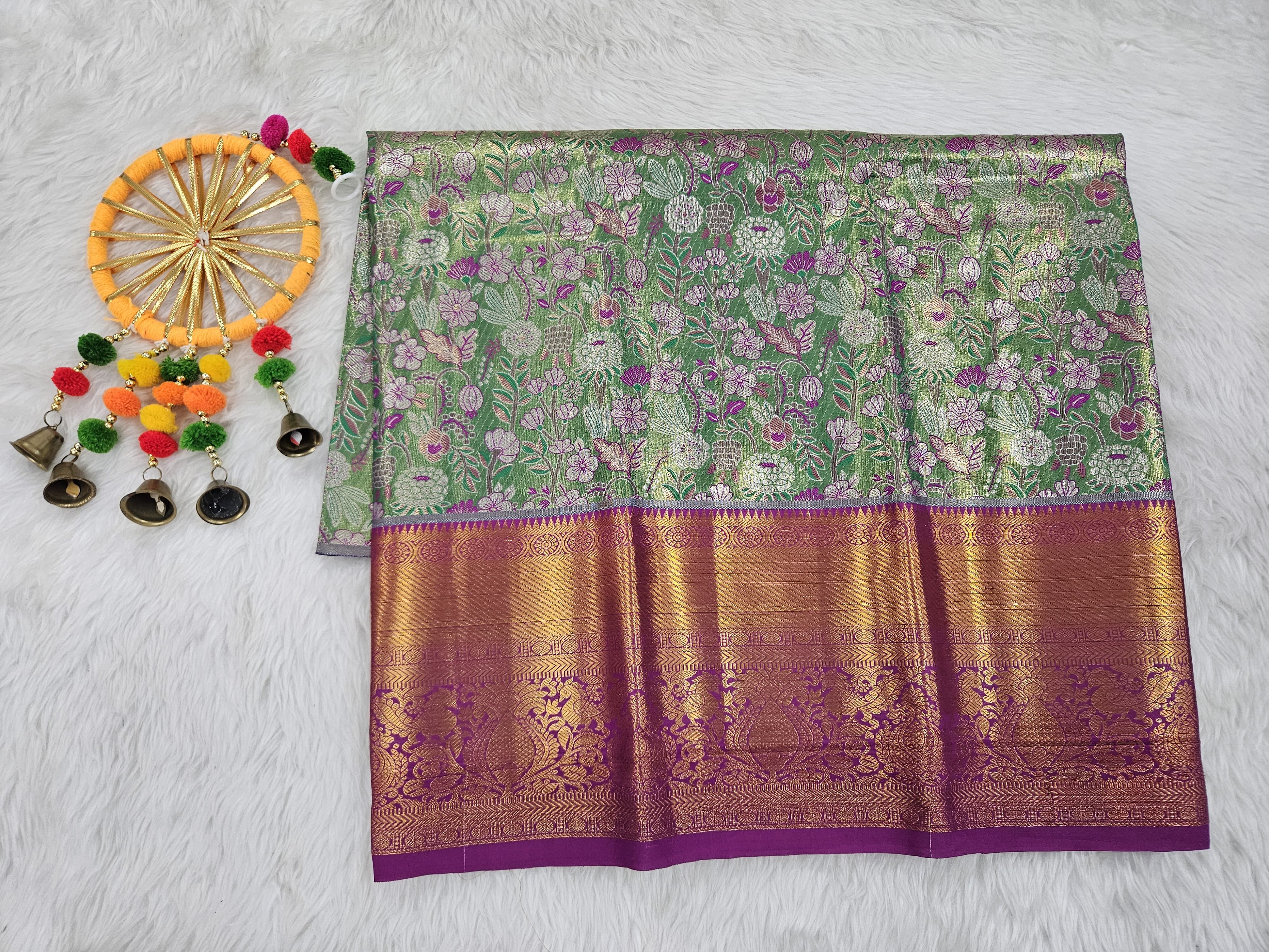 (2–5  Year) Lehenga – Unstitched (Blouse + Material)