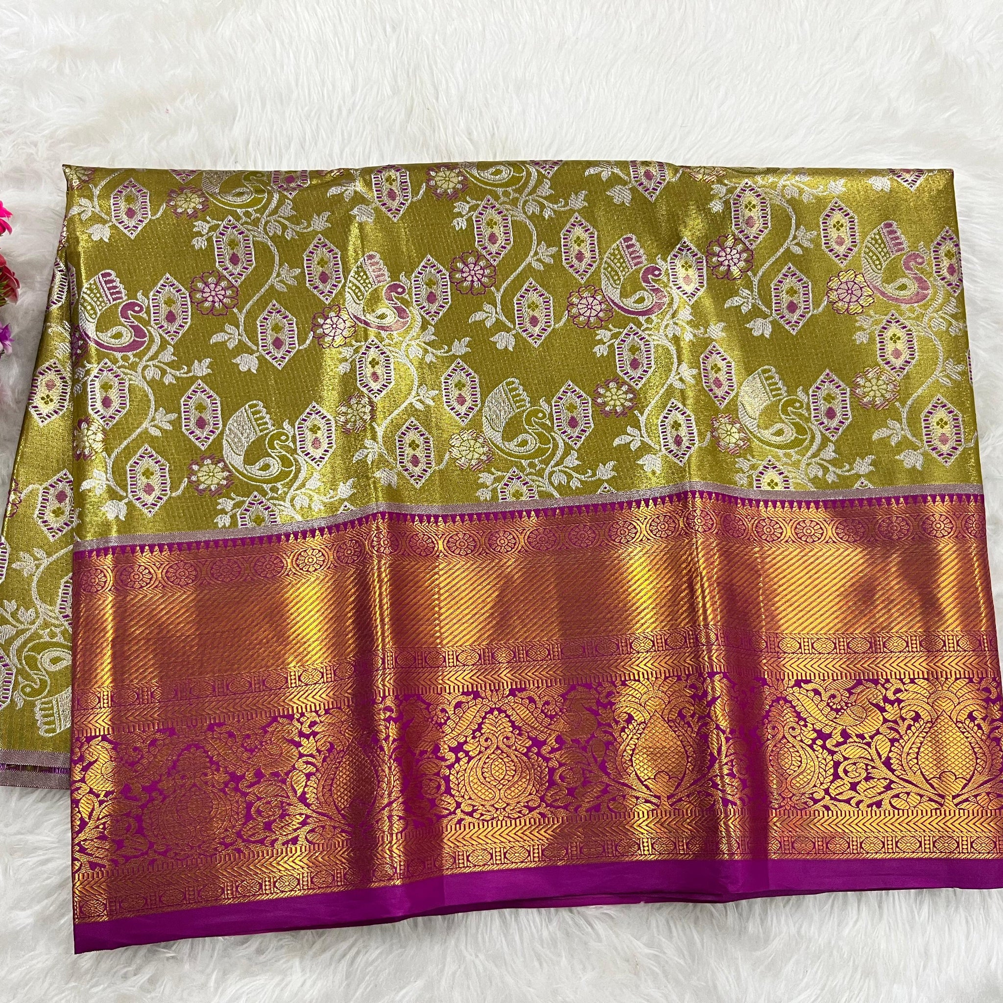 (2–5  Year) Lehenga – Unstitched (Blouse + Material)