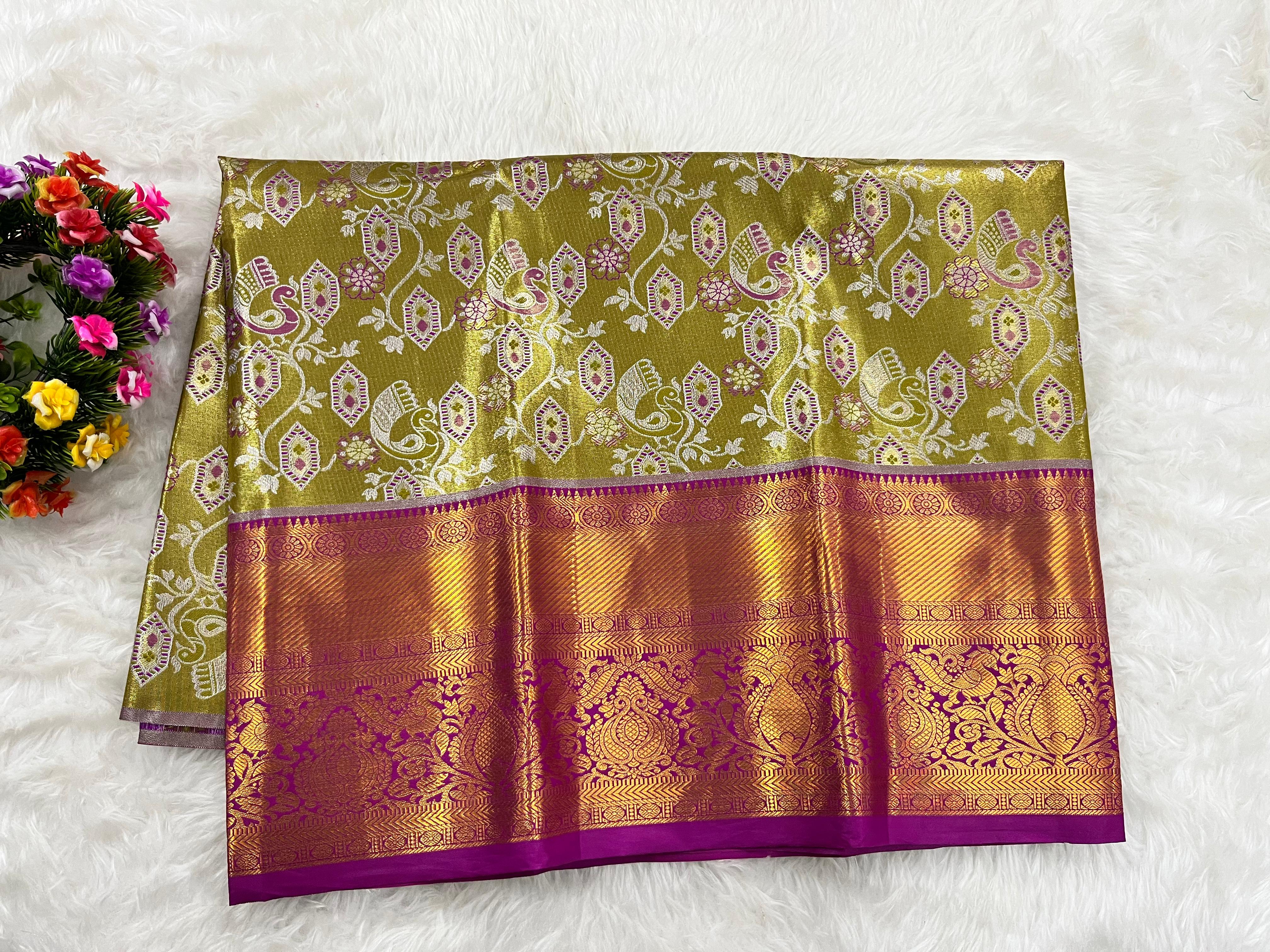 (2–5  Year) Lehenga – Unstitched (Blouse + Material)