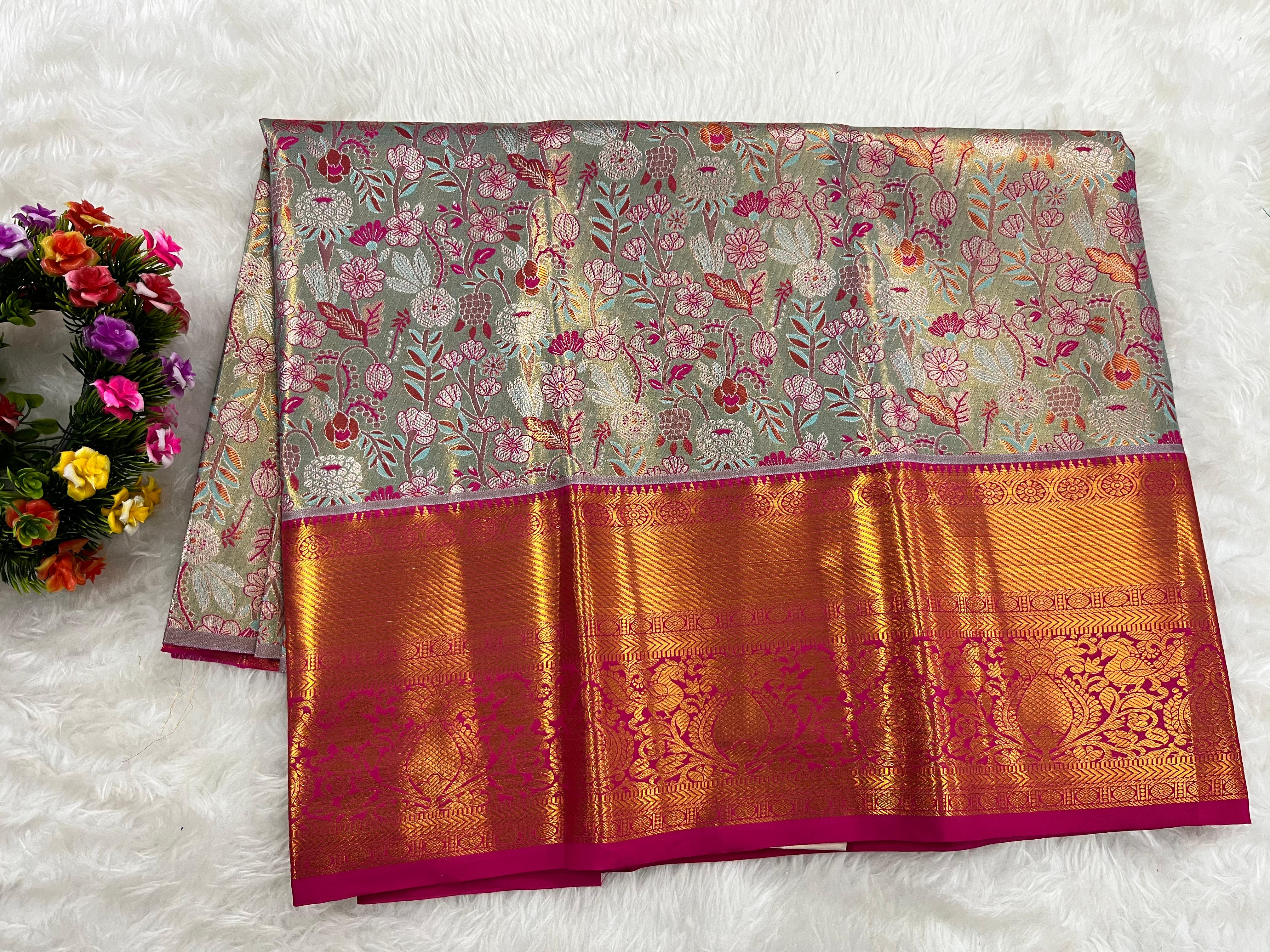 (2–5  Year) Lehenga – Unstitched (Blouse + Material)