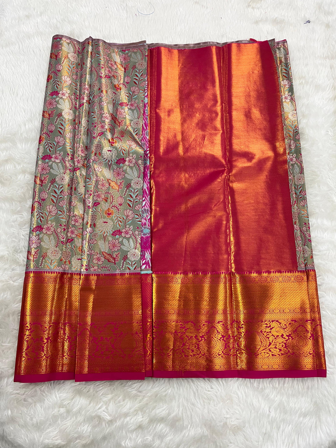 (2–5  Year) Lehenga – Unstitched (Blouse + Material)