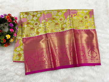 (2–5  Year) Lehenga – Unstitched (Blouse + Material)