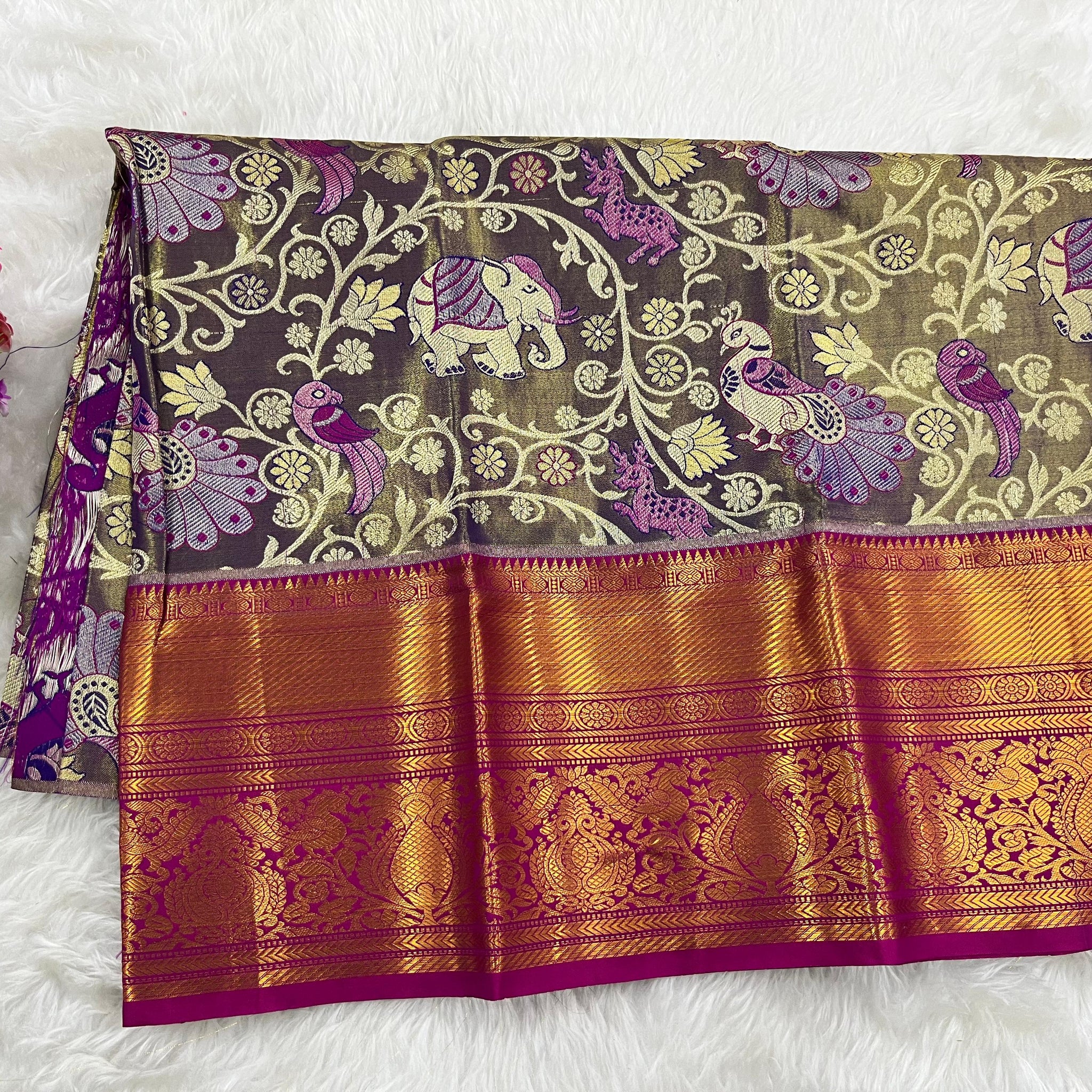 (2–5  Year) Lehenga – Unstitched (Blouse + Material)