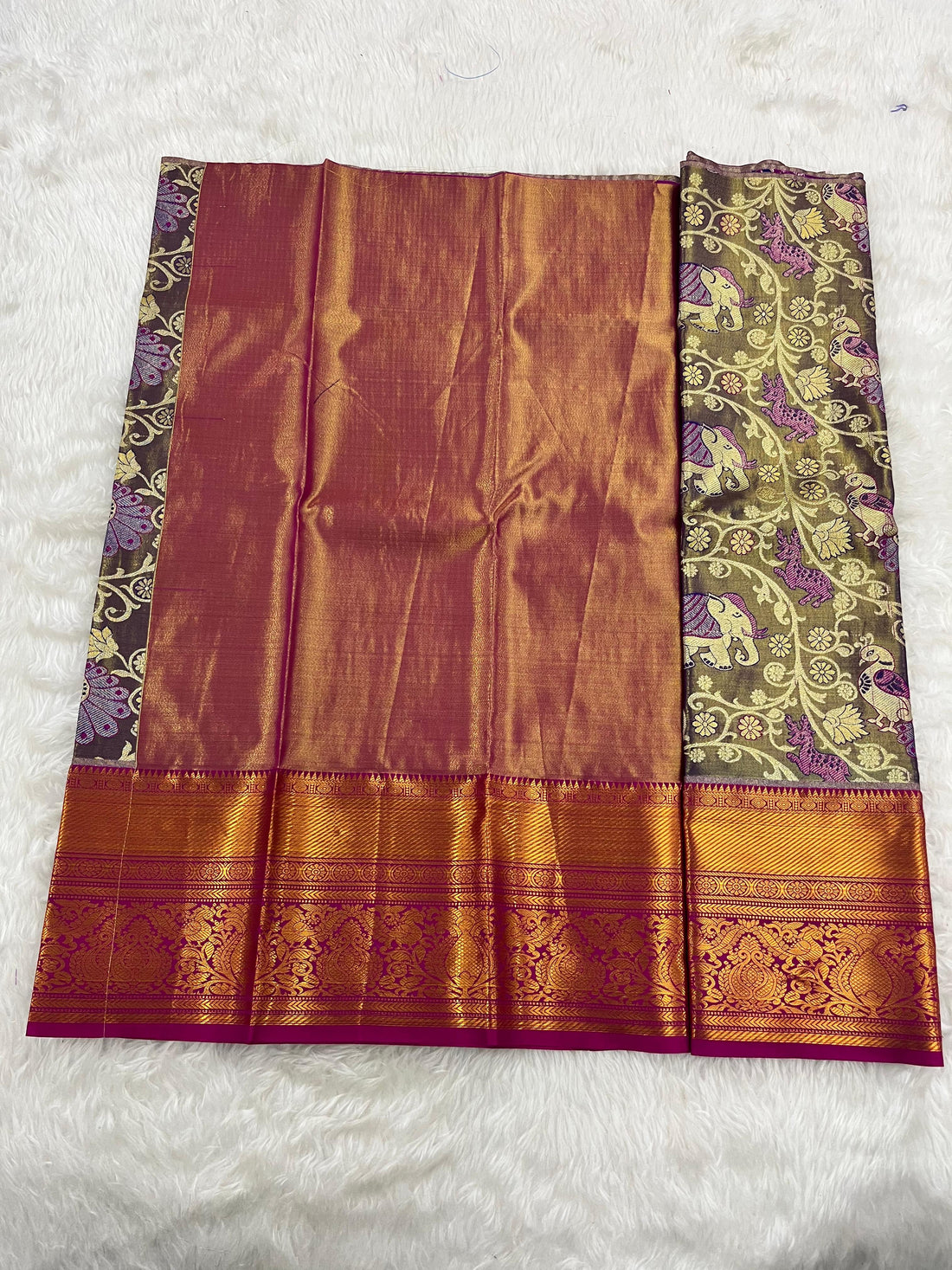 (2–5  Year) Lehenga – Unstitched (Blouse + Material)