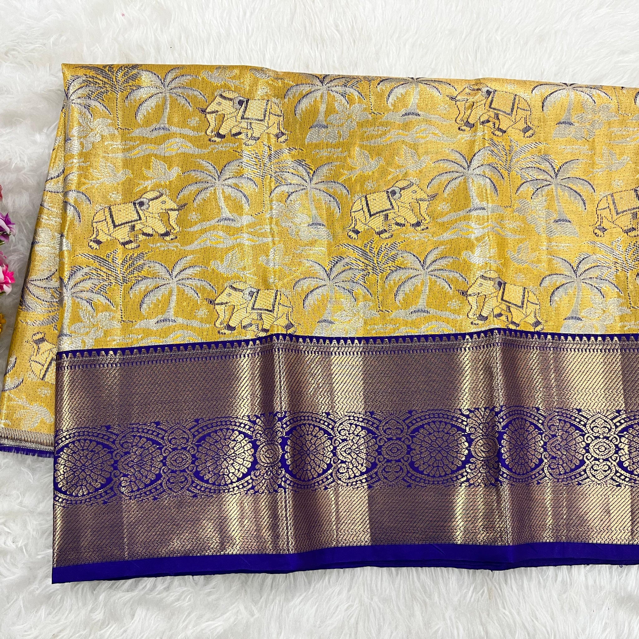 (2–5  Year) Lehenga – Unstitched (Blouse + Material)