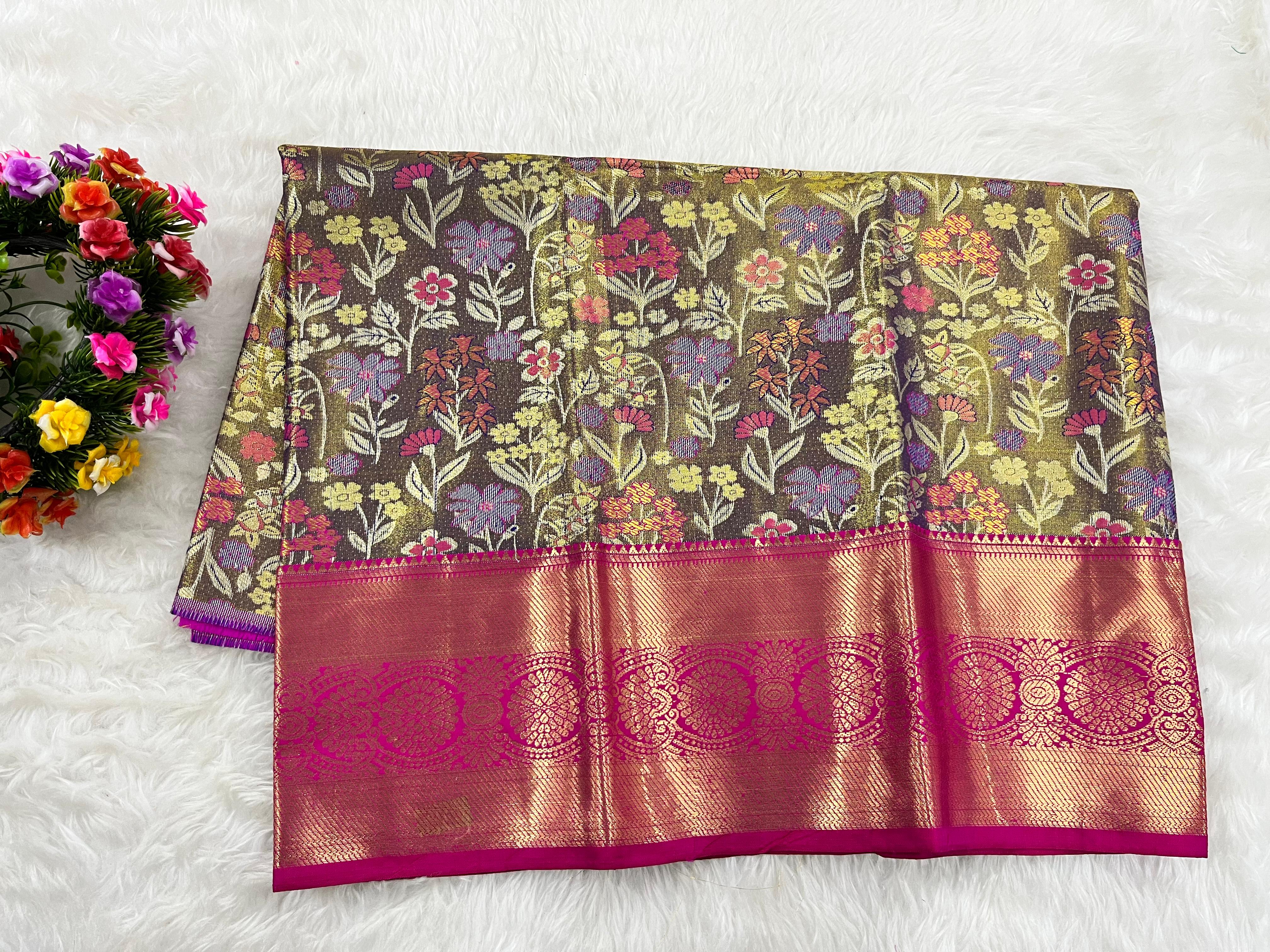 (2–5  Year) Lehenga – Unstitched (Blouse + Material)