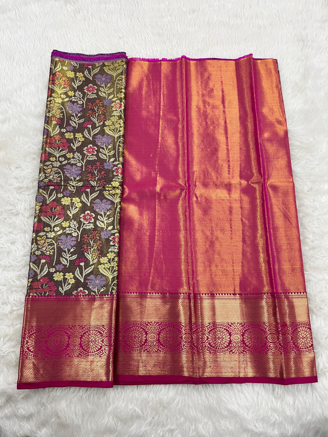 (2–5  Year) Lehenga – Unstitched (Blouse + Material)