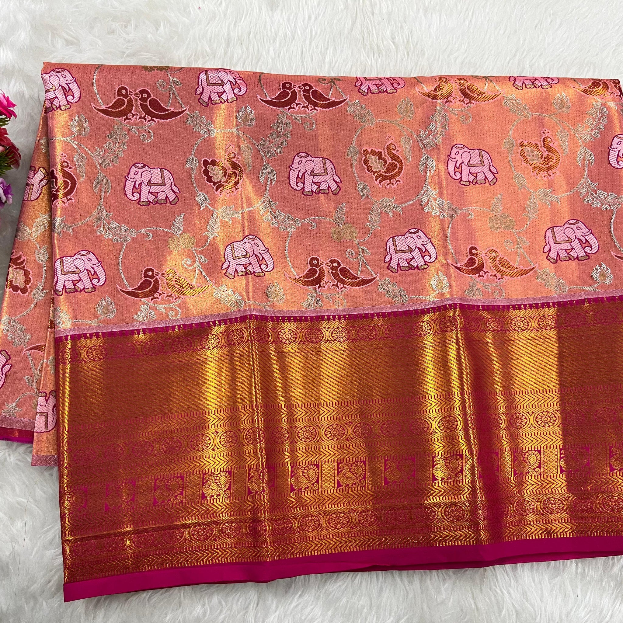 (2–5  Year) Lehenga – Unstitched (Blouse + Material)