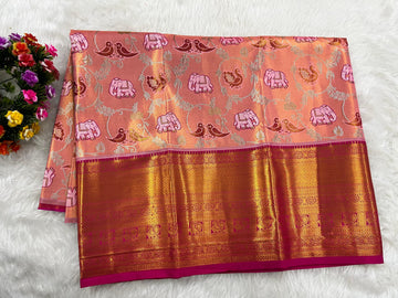 (2–5  Year) Lehenga – Unstitched (Blouse + Material)