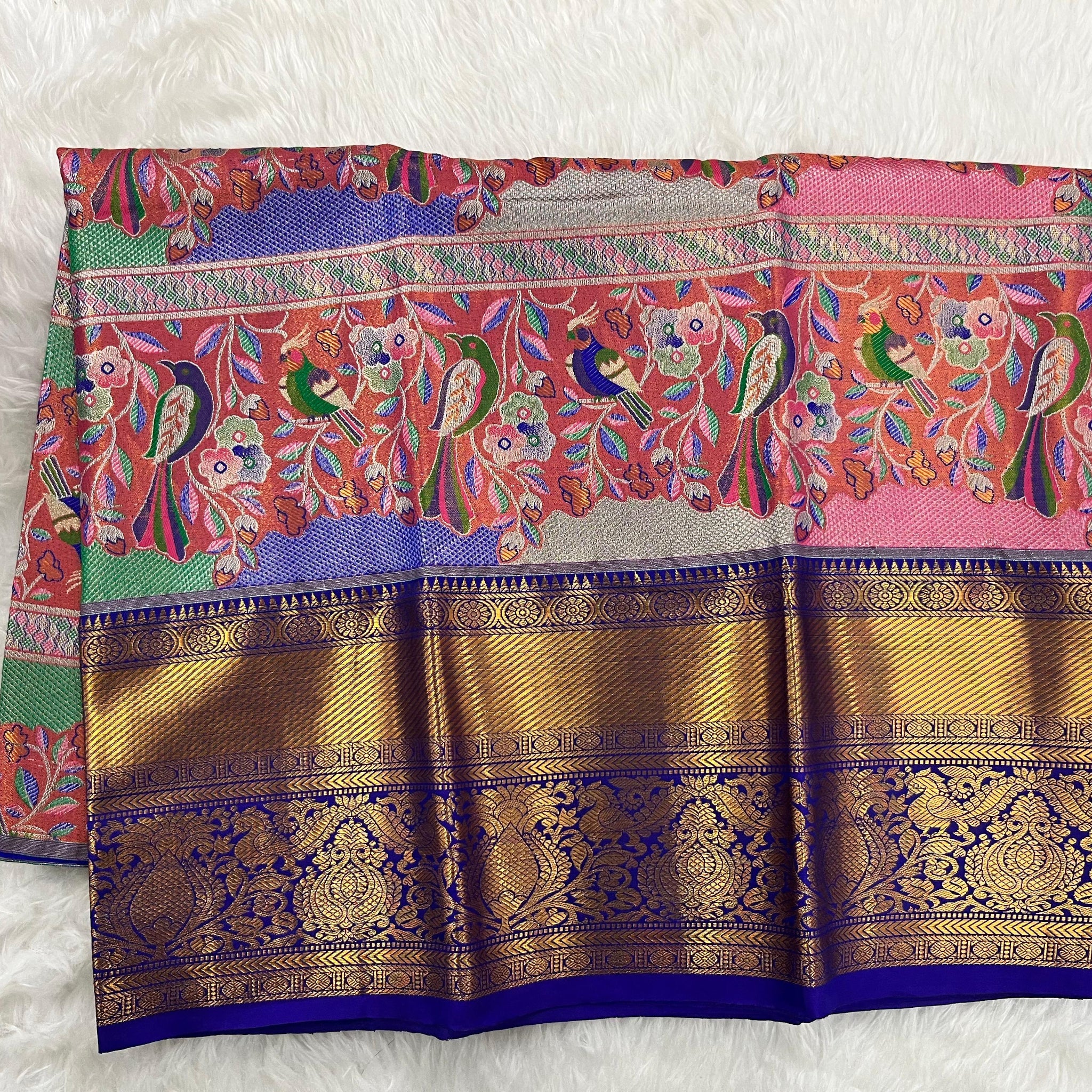 (2–5  Year) Lehenga – Unstitched (Blouse + Material)