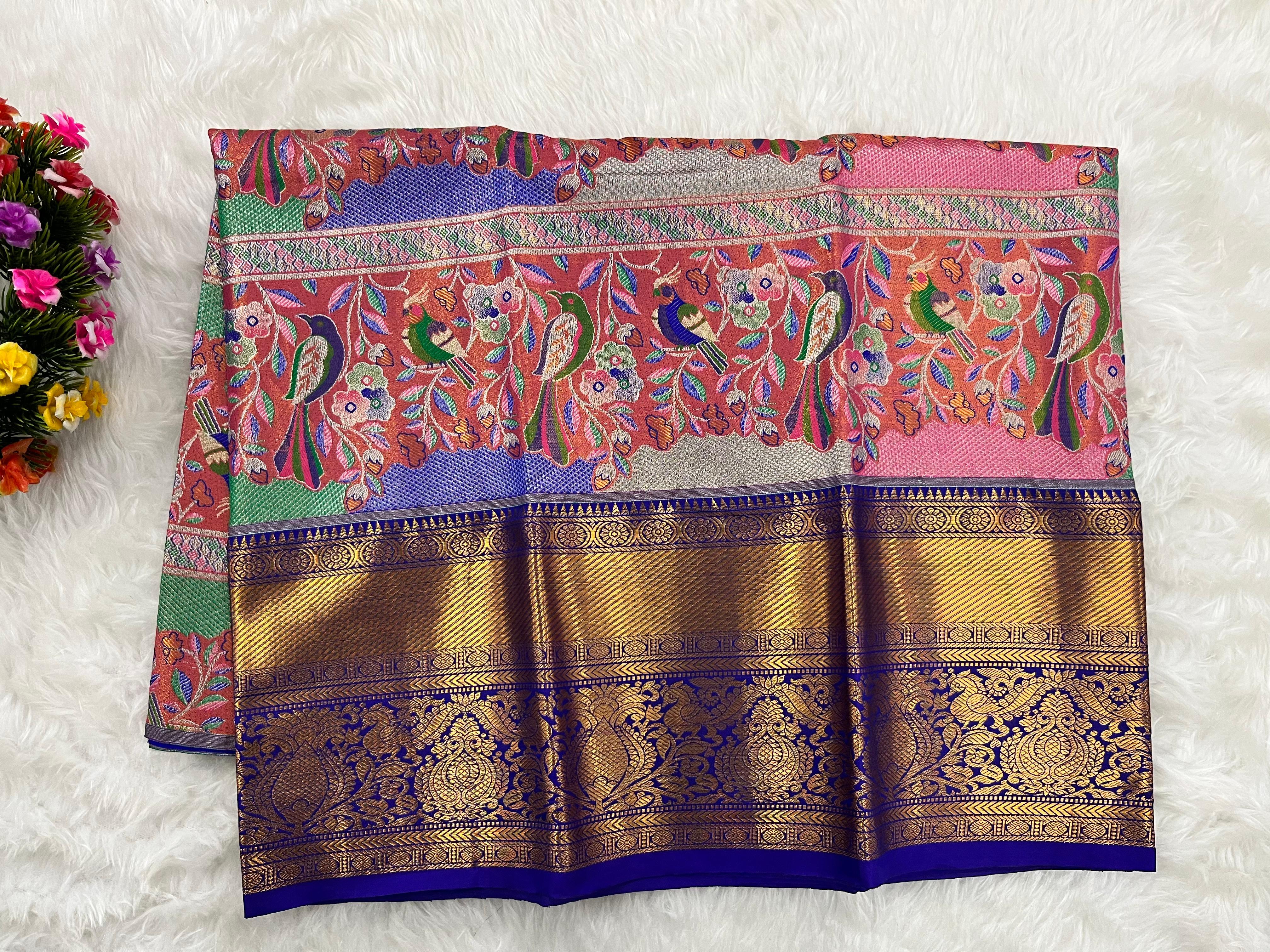 (2–5  Year) Lehenga – Unstitched (Blouse + Material)