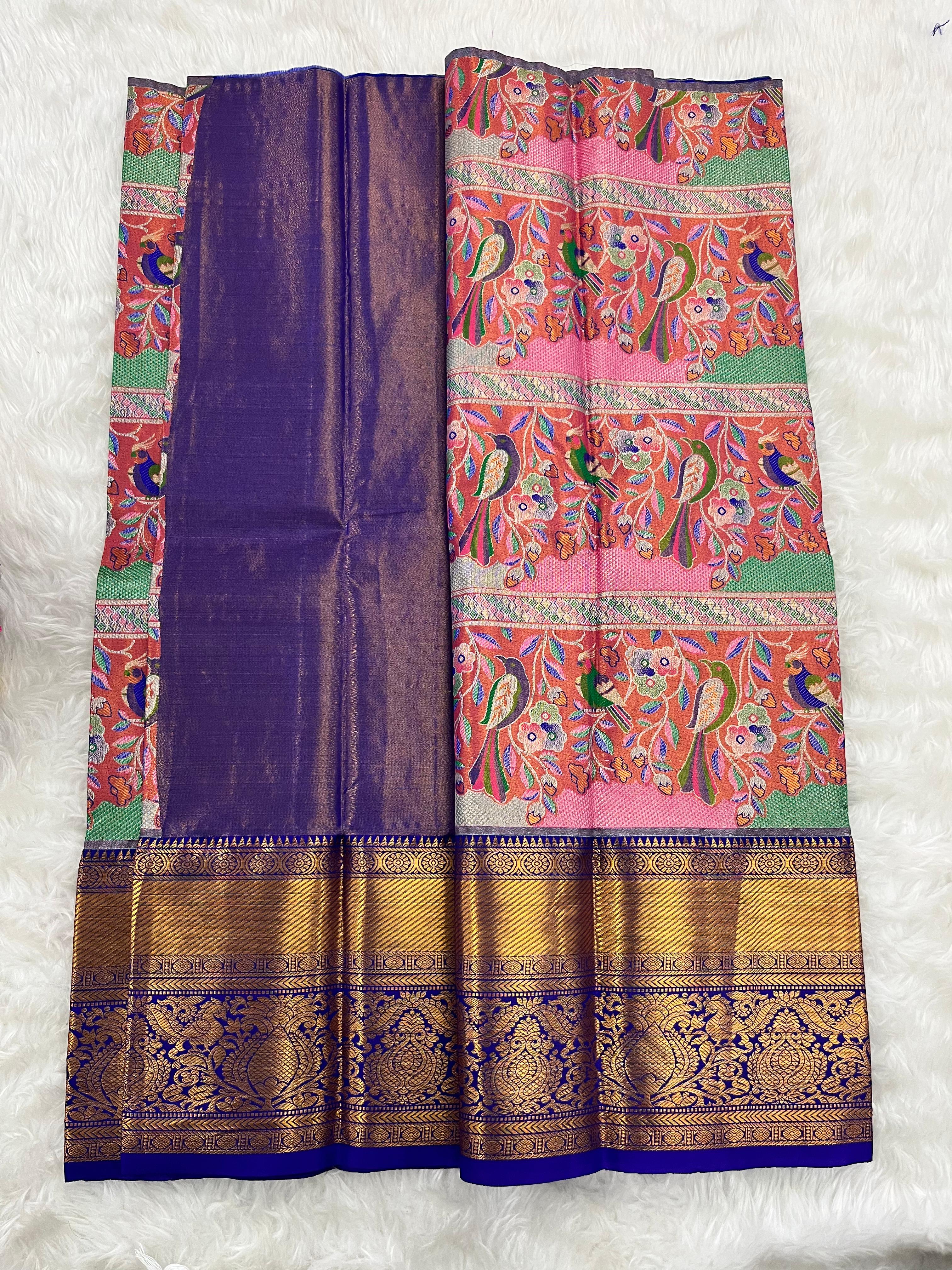 (2–5  Year) Lehenga – Unstitched (Blouse + Material)