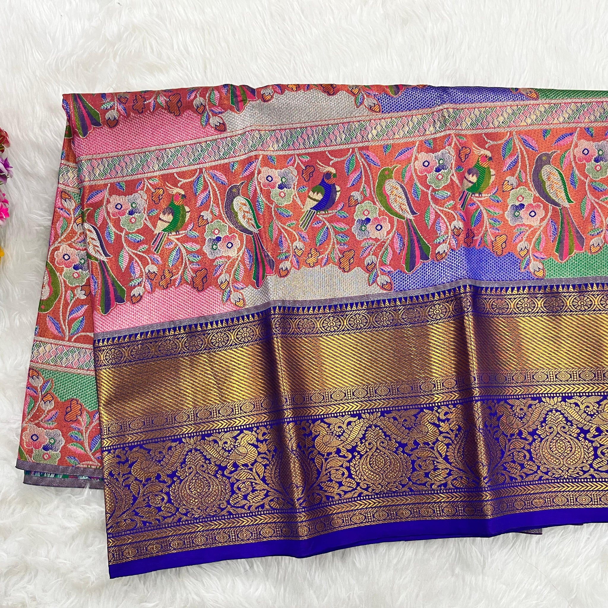 (2–5  Year) Lehenga – Unstitched (Blouse + Material)