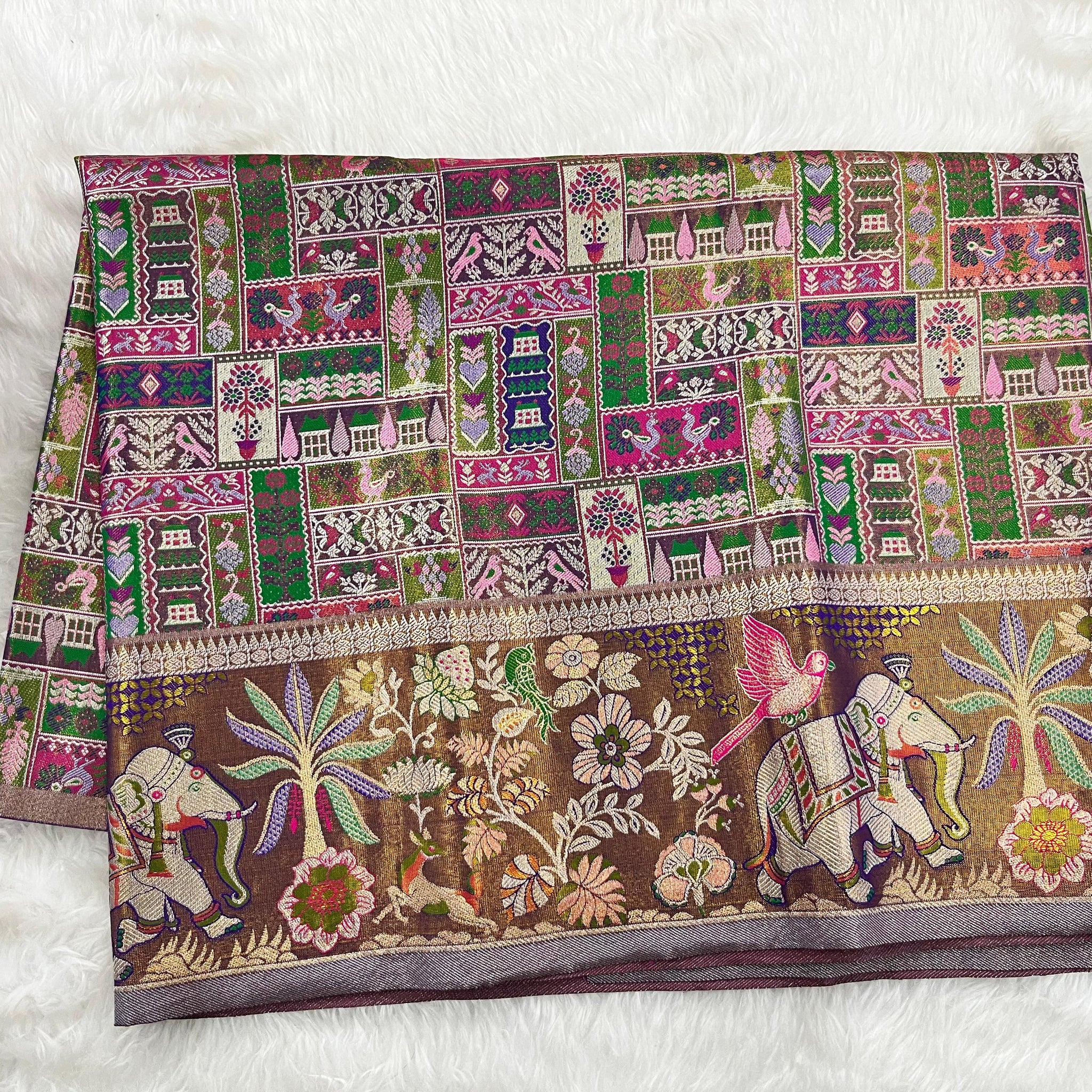 (2–5  Year) Lehenga – Unstitched (Blouse + Material)