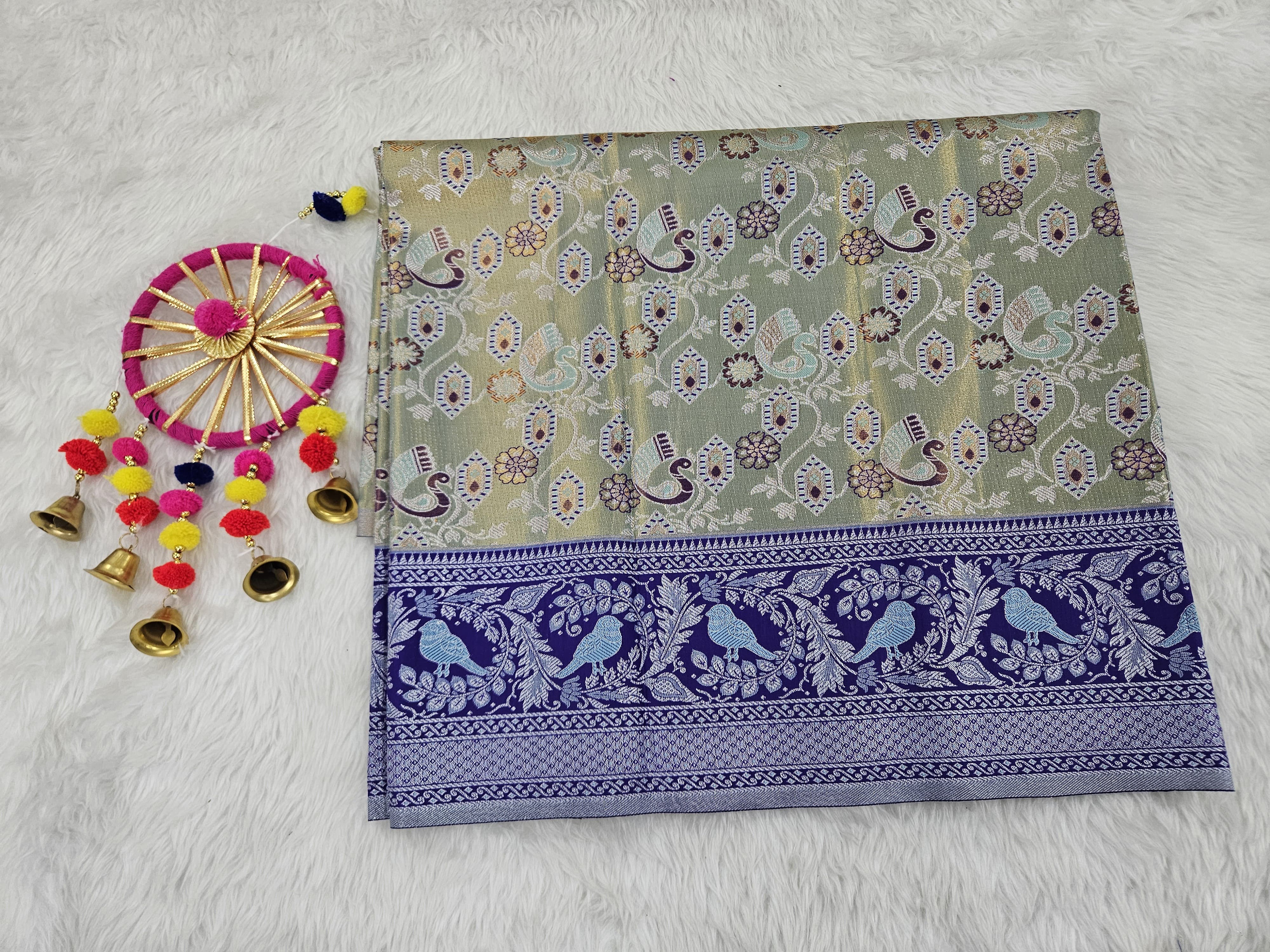 (2–5  Year) Lehenga – Unstitched (Blouse + Material)