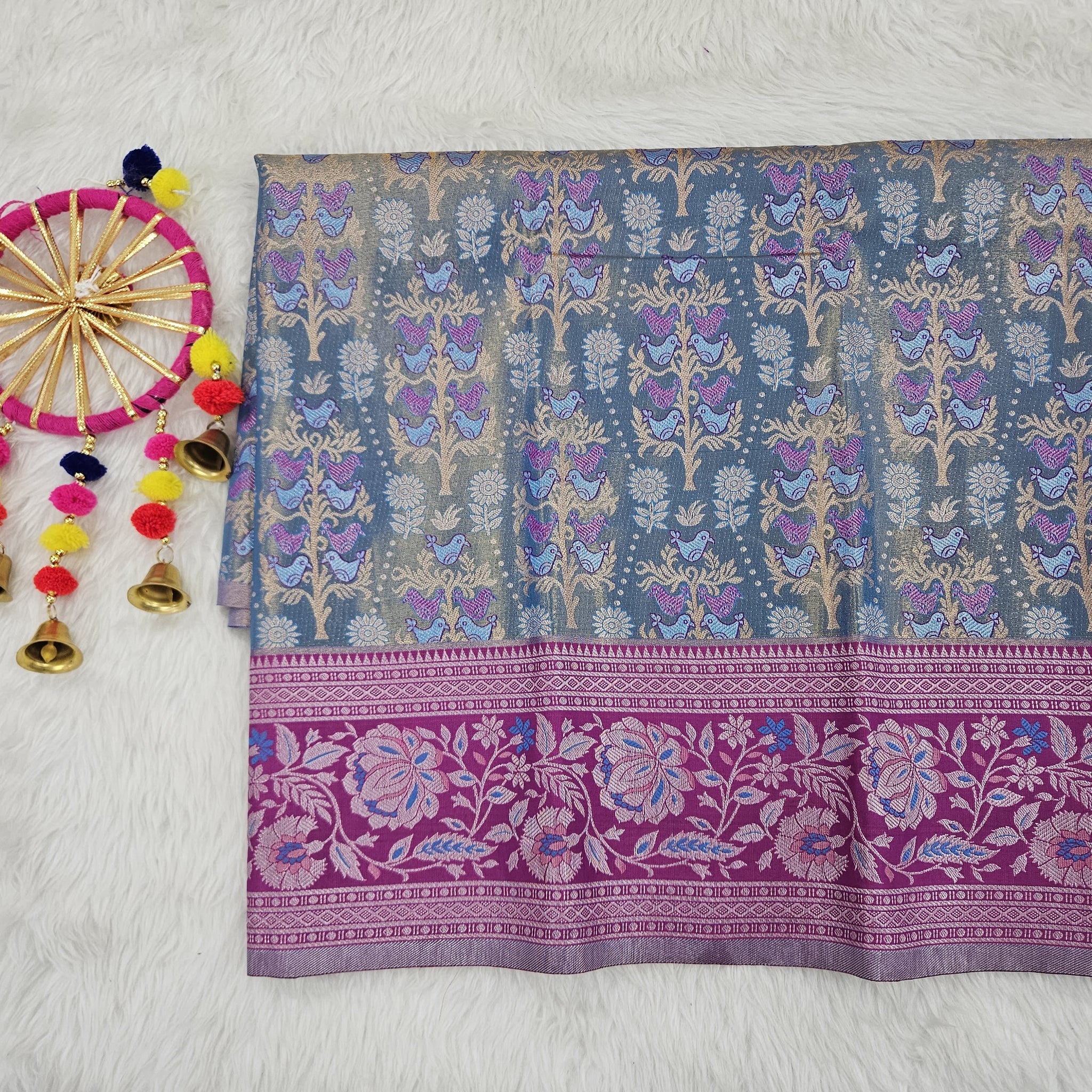 (2–5  Year) Lehenga – Unstitched (Blouse + Material)