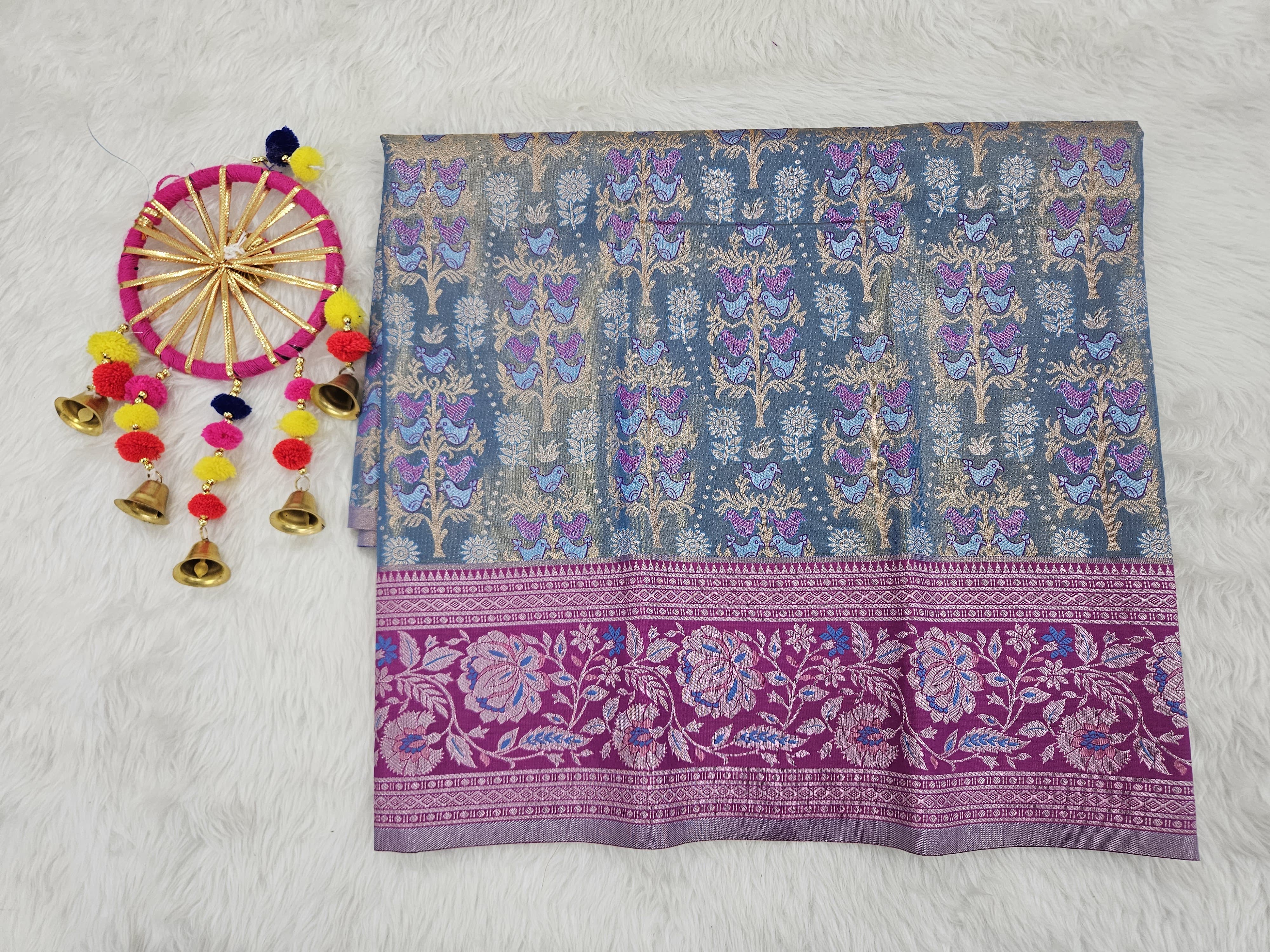 (2–5  Year) Lehenga – Unstitched (Blouse + Material)