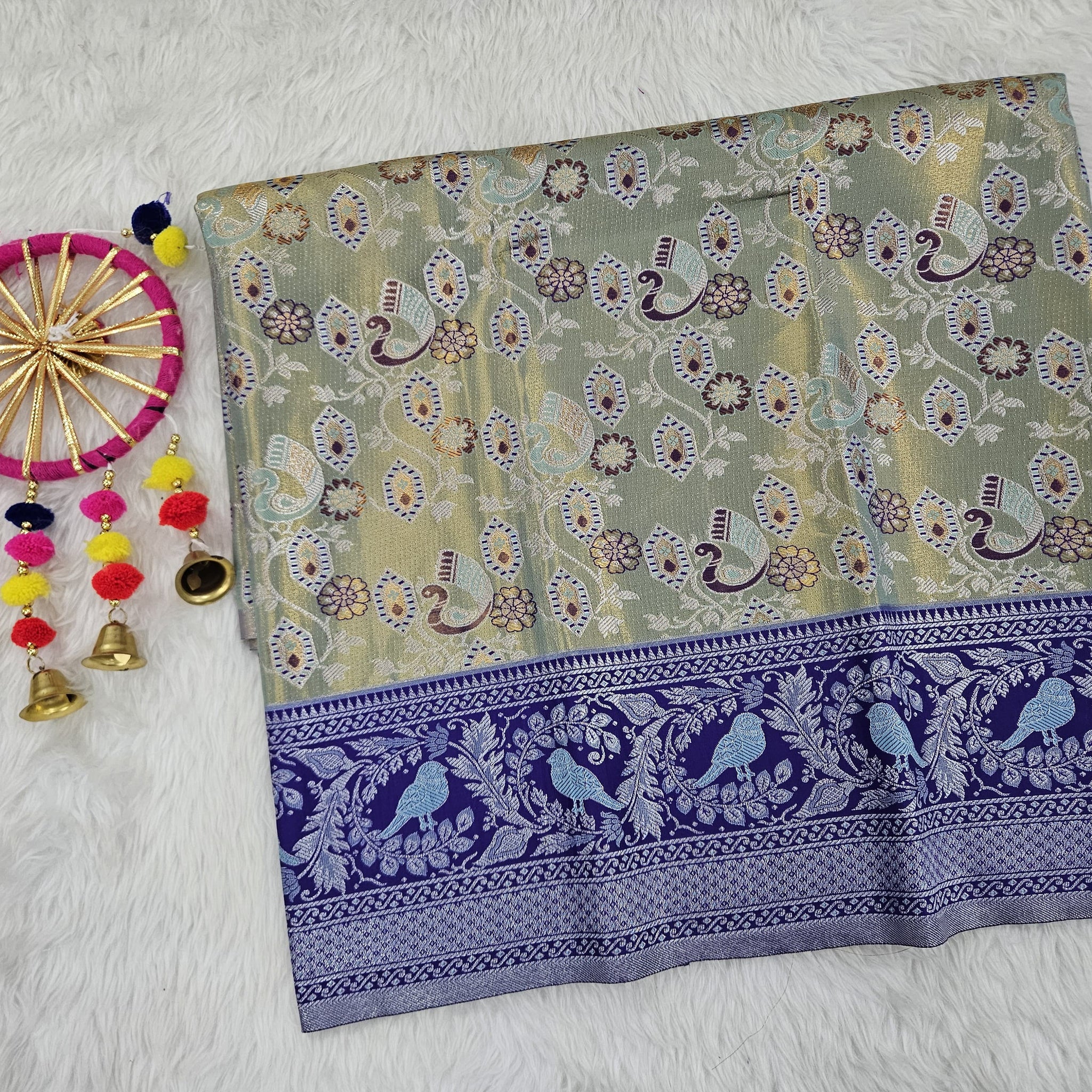 (2–5  Year) Lehenga – Unstitched (Blouse + Material)