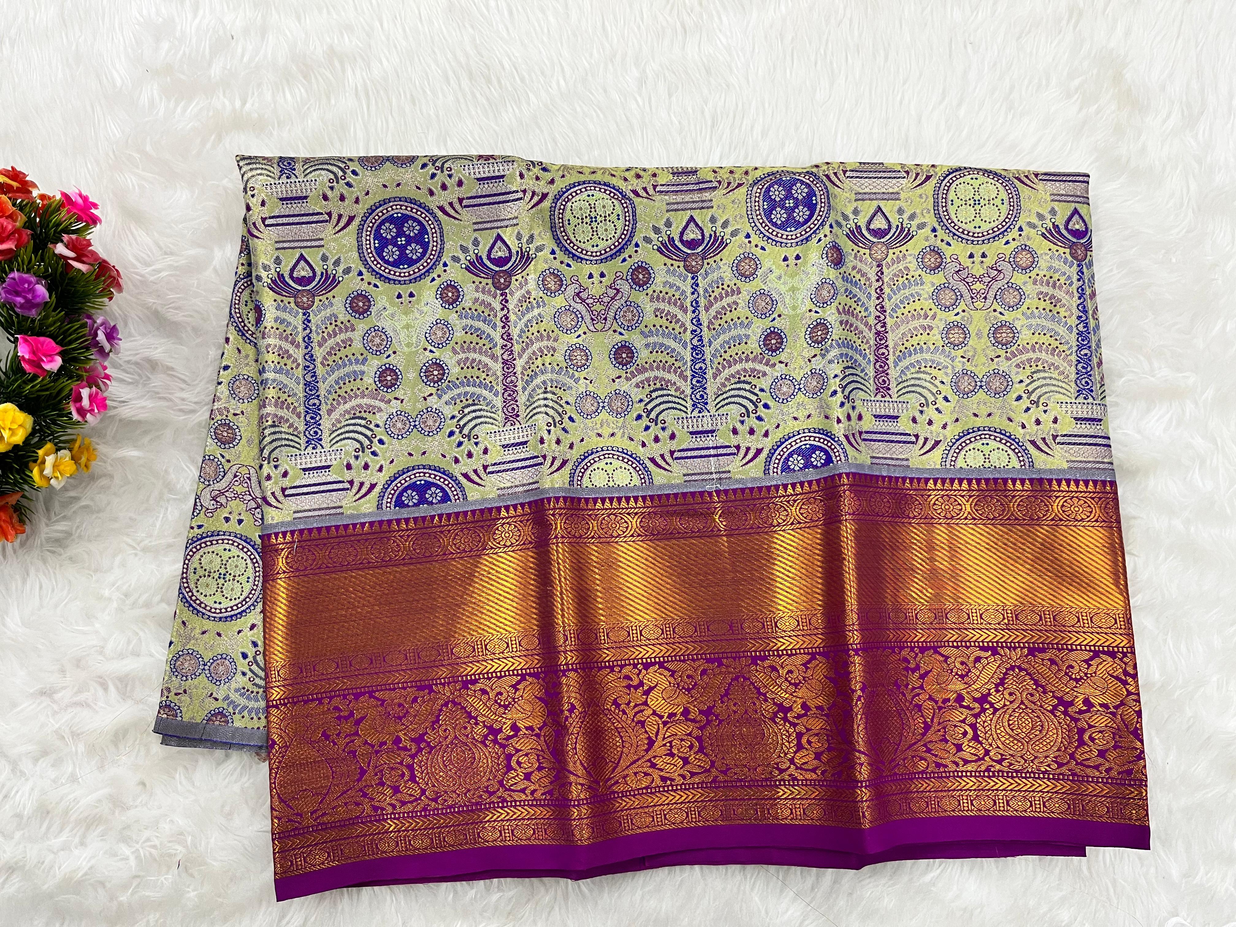 (2–5  Year) Lehenga – Unstitched (Blouse + Material)