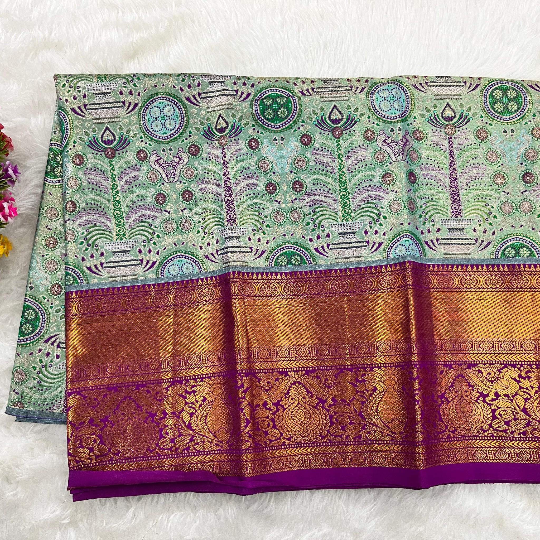 (2–5  Year) Lehenga – Unstitched (Blouse + Material)