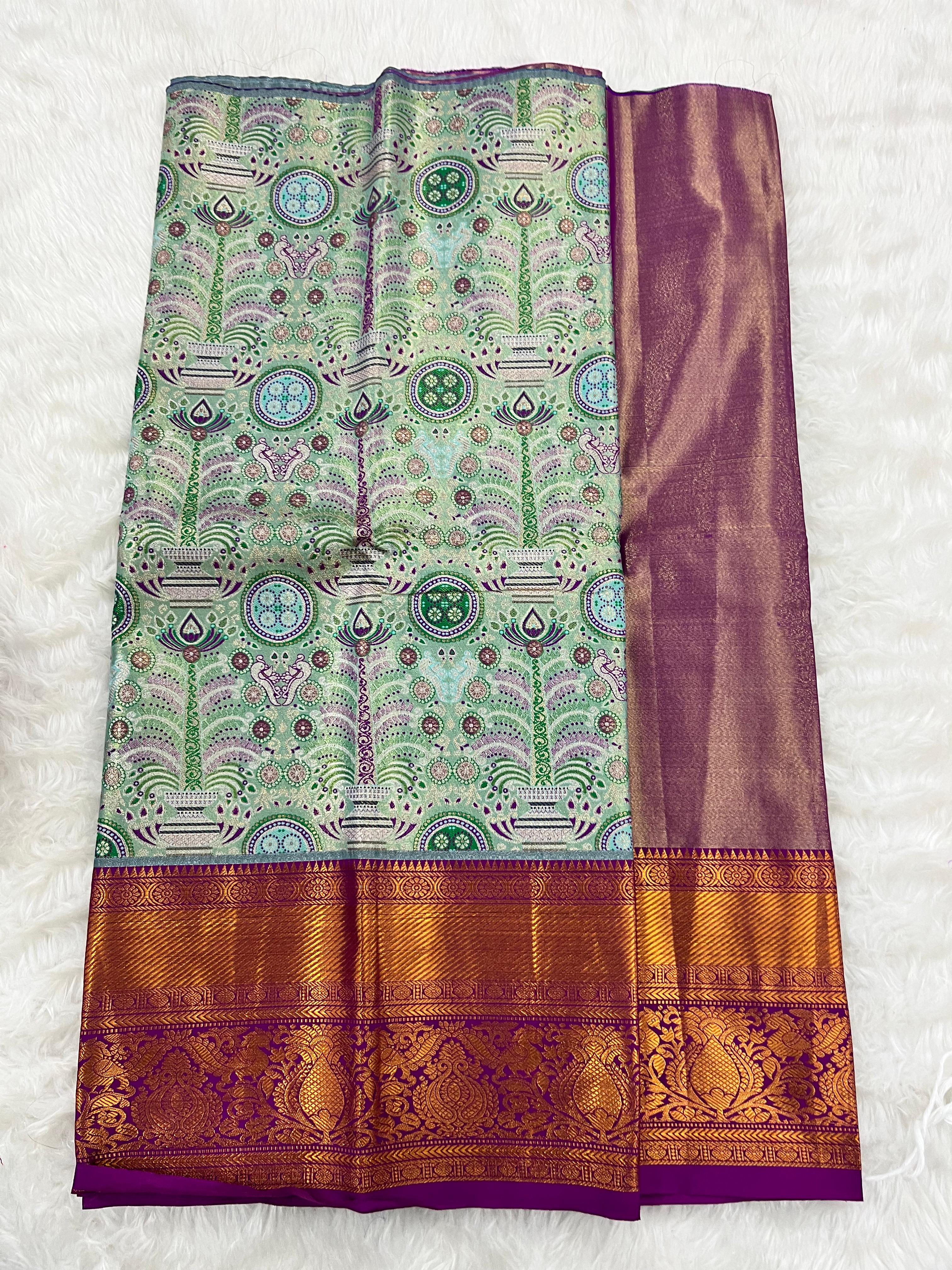 (2–5  Year) Lehenga – Unstitched (Blouse + Material)