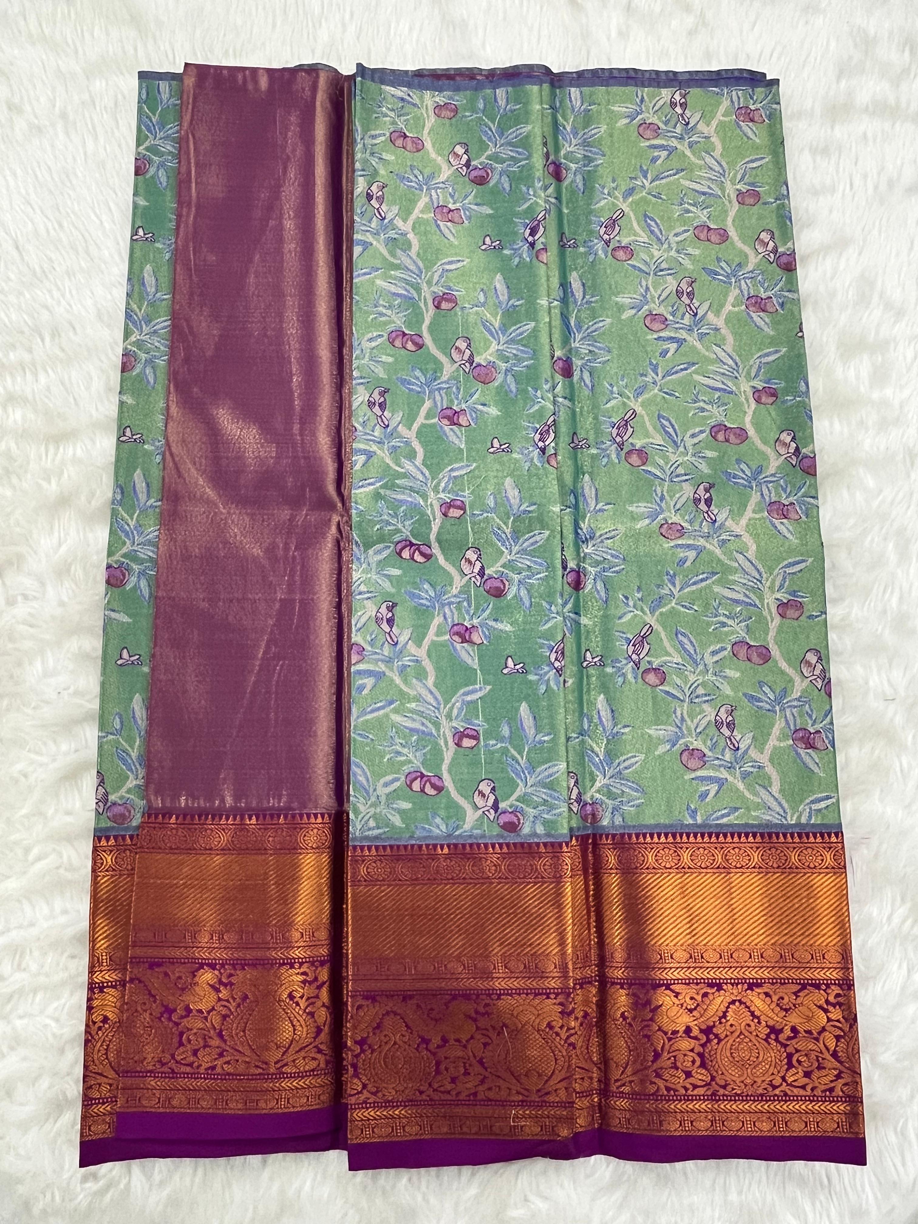 (2–5  Year) Lehenga – Unstitched (Blouse + Material)