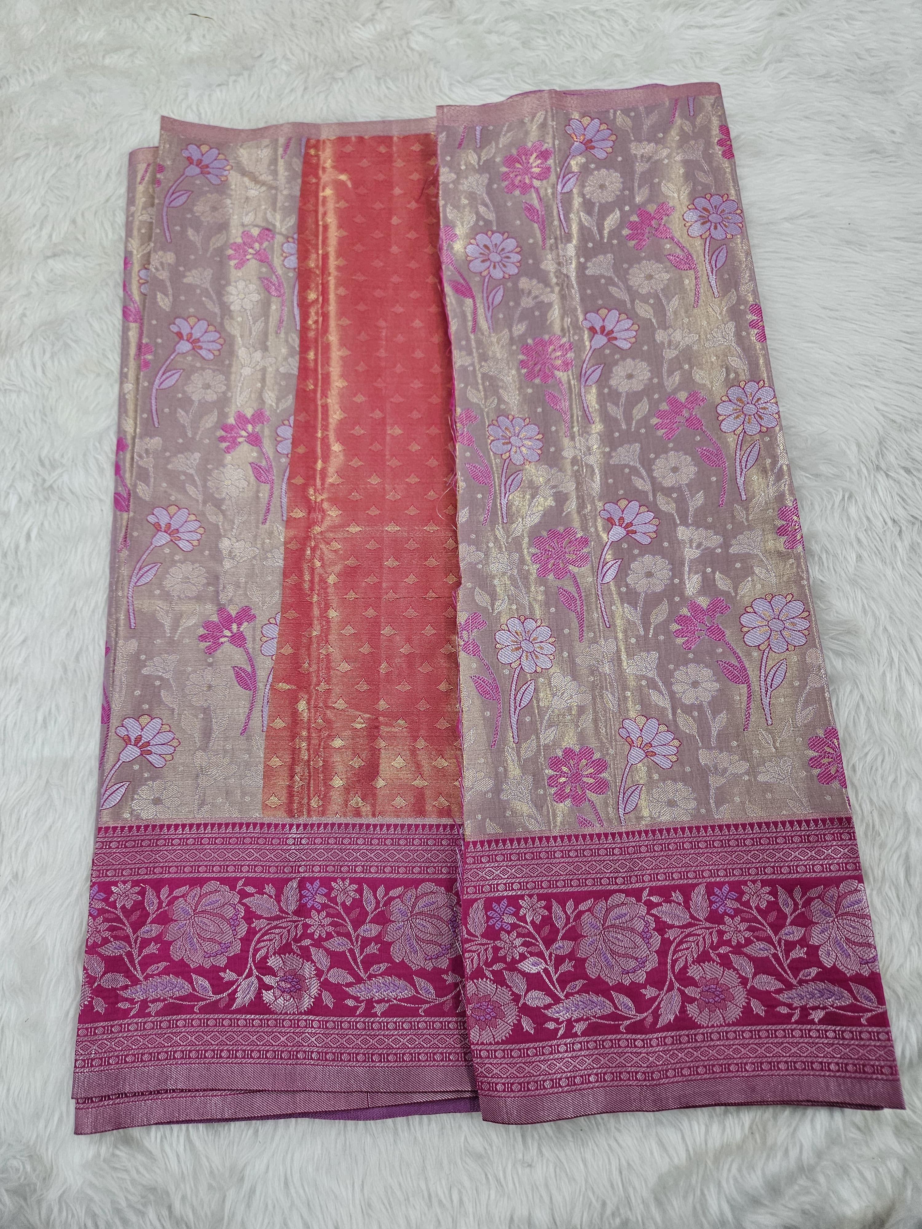 (2–5  Year) Lehenga – Unstitched (Blouse + Material)