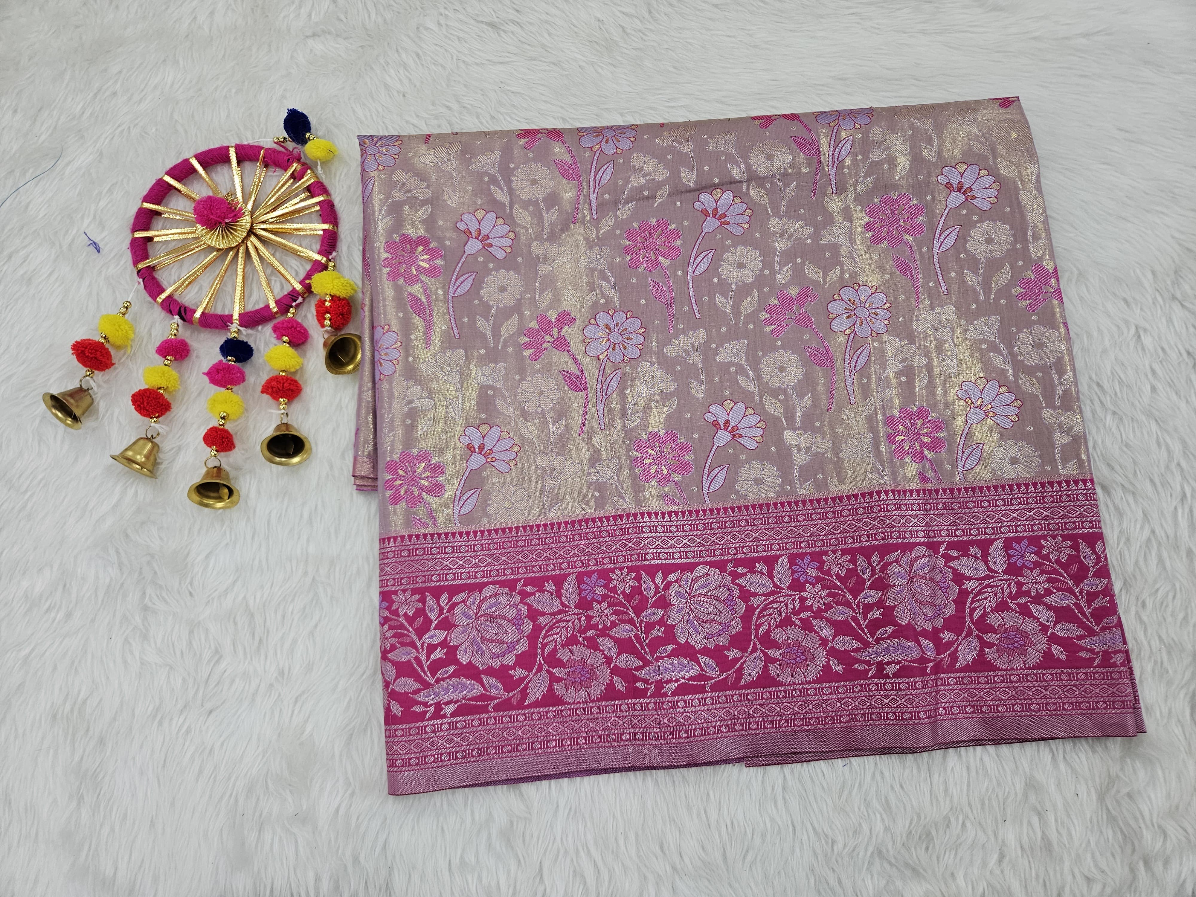 (2–5  Year) Lehenga – Unstitched (Blouse + Material)