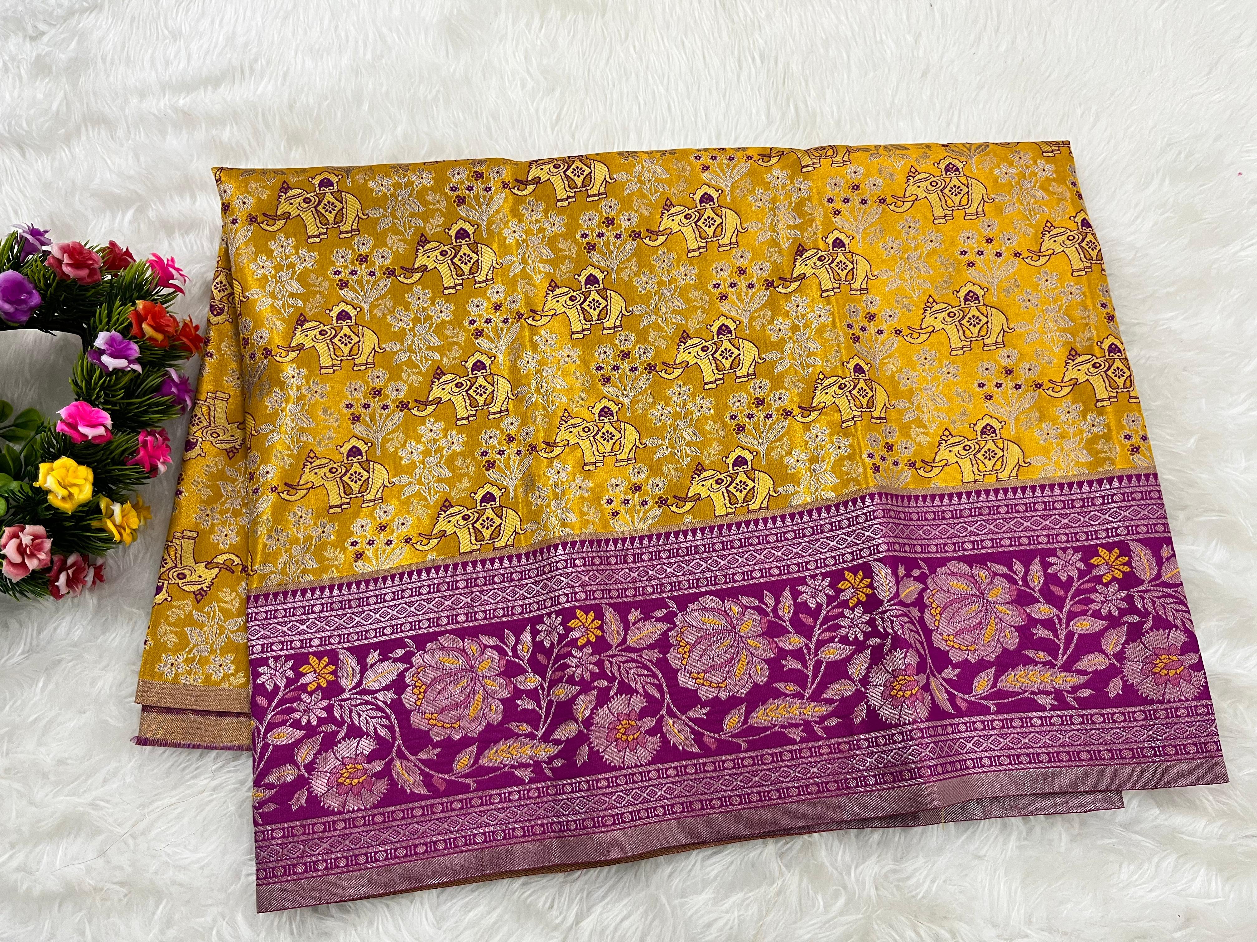 (2–5  Year) Lehenga – Unstitched (Blouse + Material)