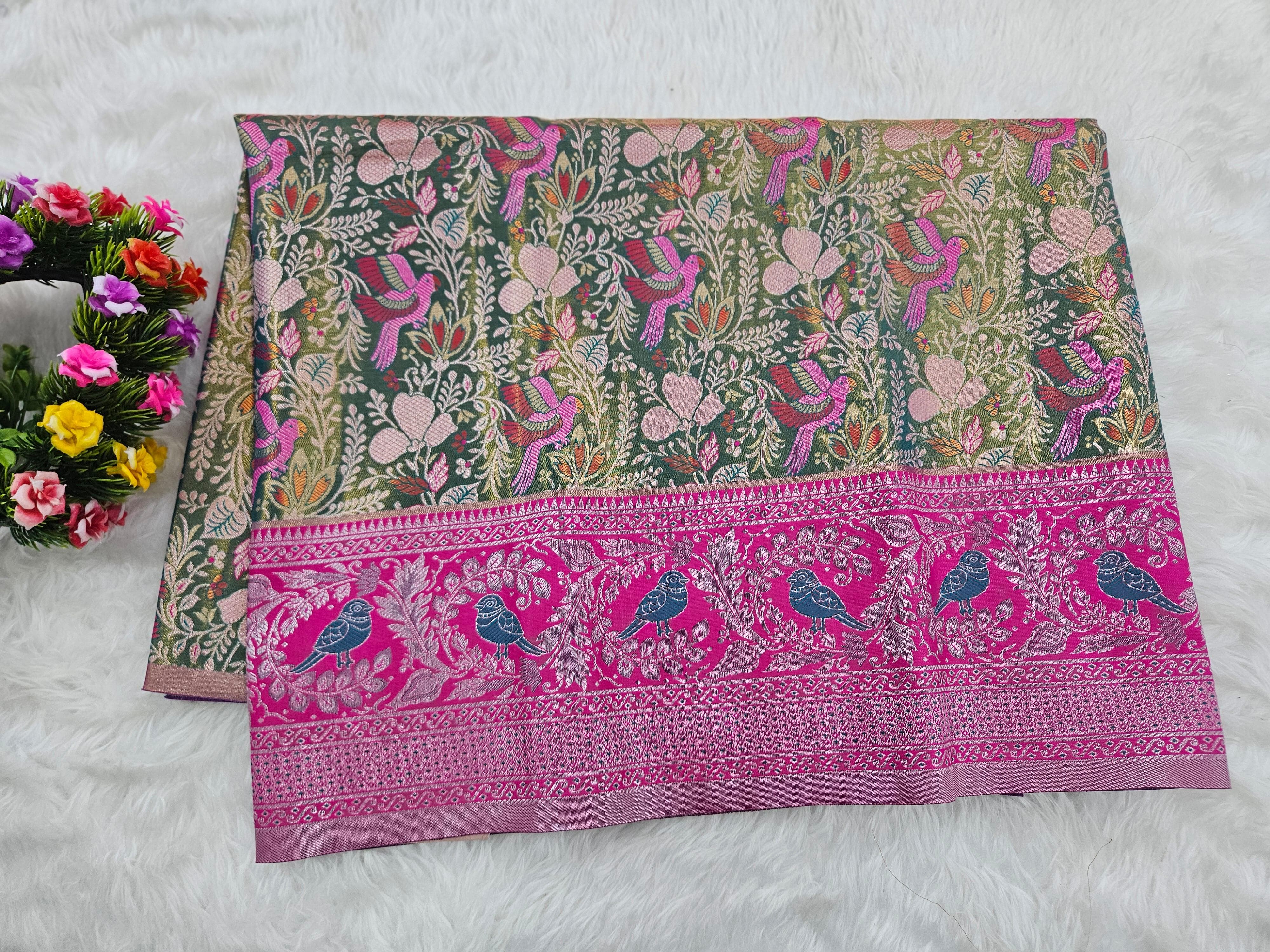 (2–5  Year) Lehenga – Unstitched (Blouse + Material)