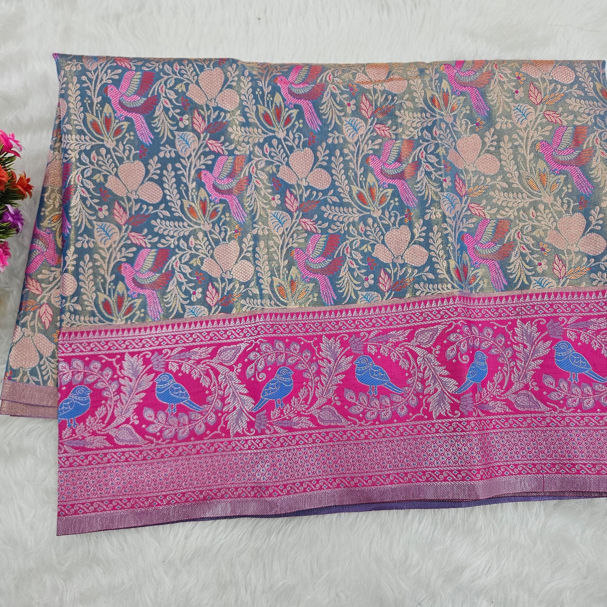 (2–5  Year) Lehenga – Unstitched (Blouse + Material)