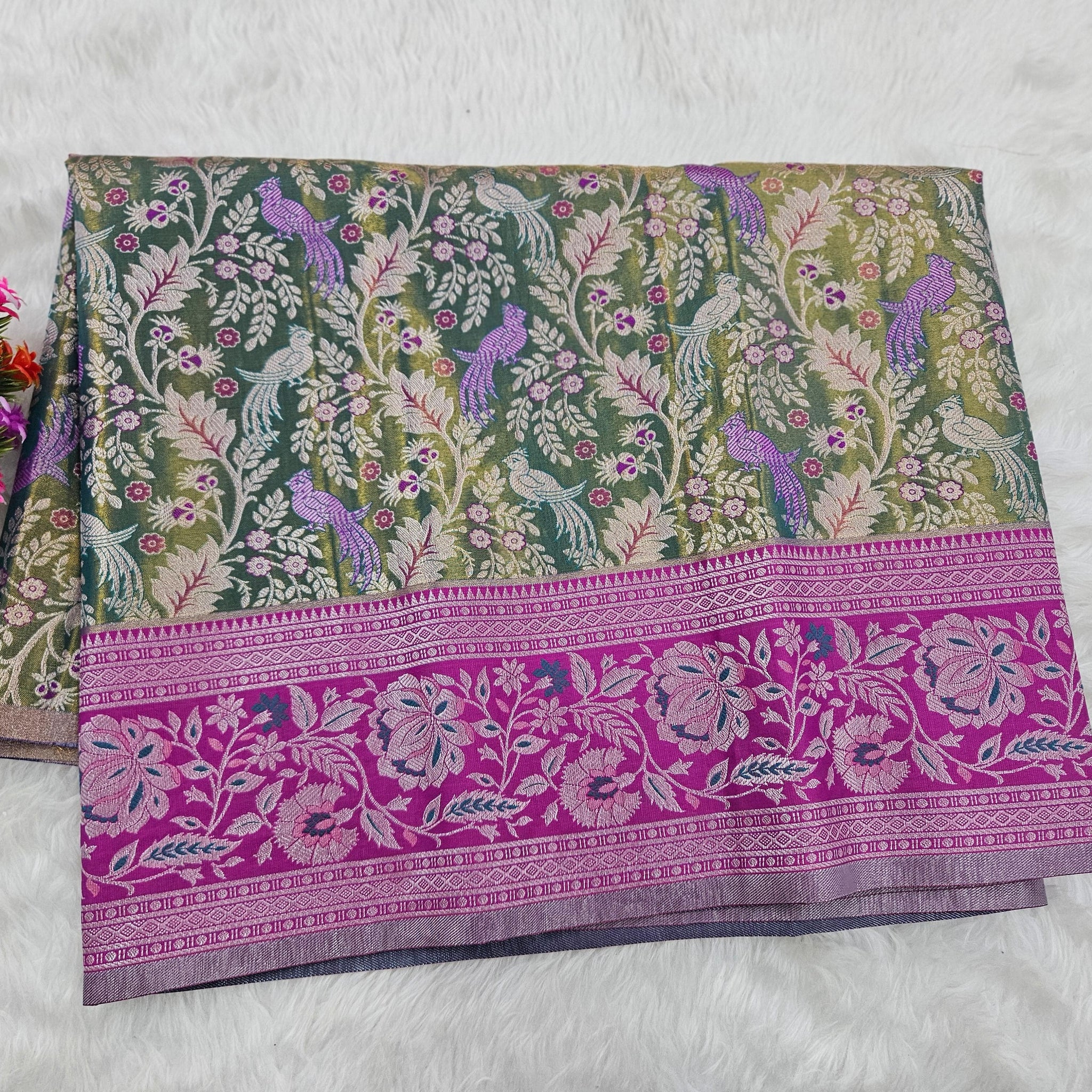 (2–5  Year) Lehenga – Unstitched (Blouse + Material)