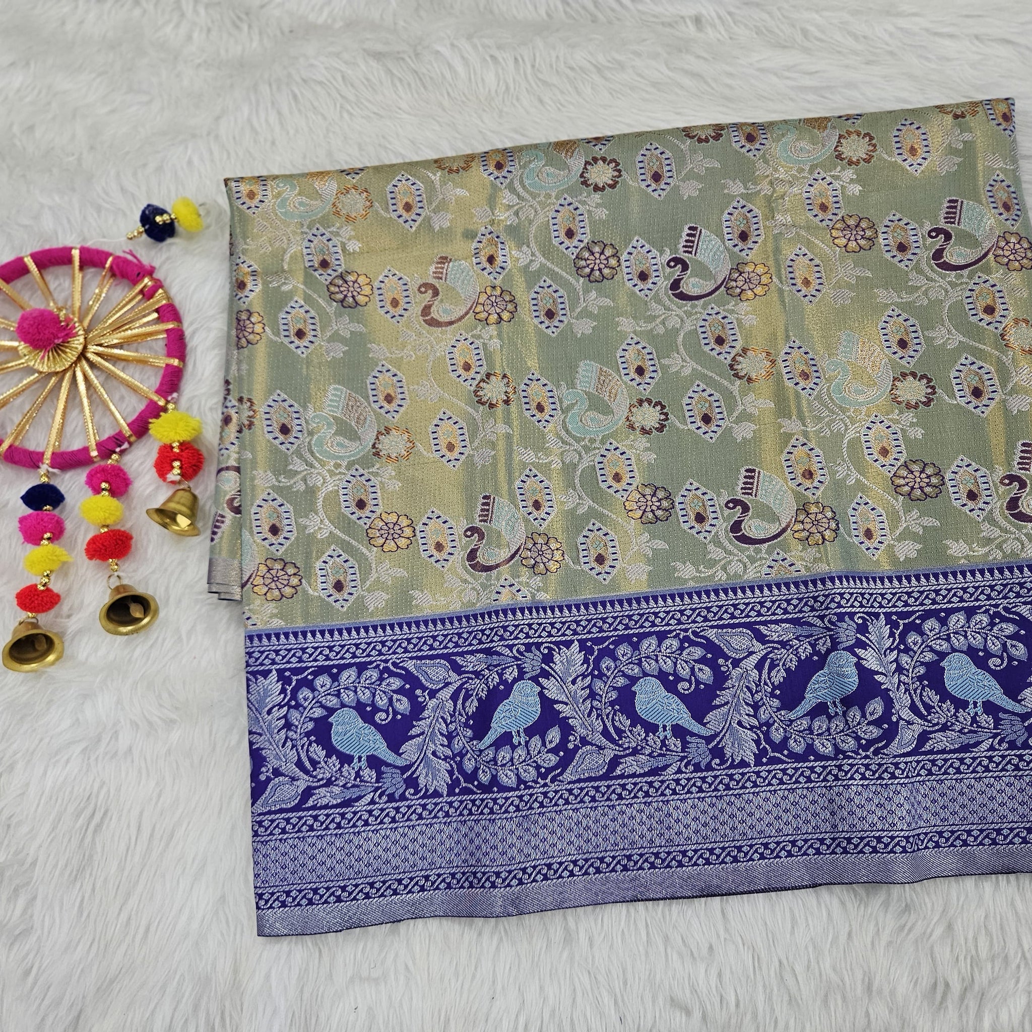 (2–5  Year) Lehenga – Unstitched (Blouse + Material)